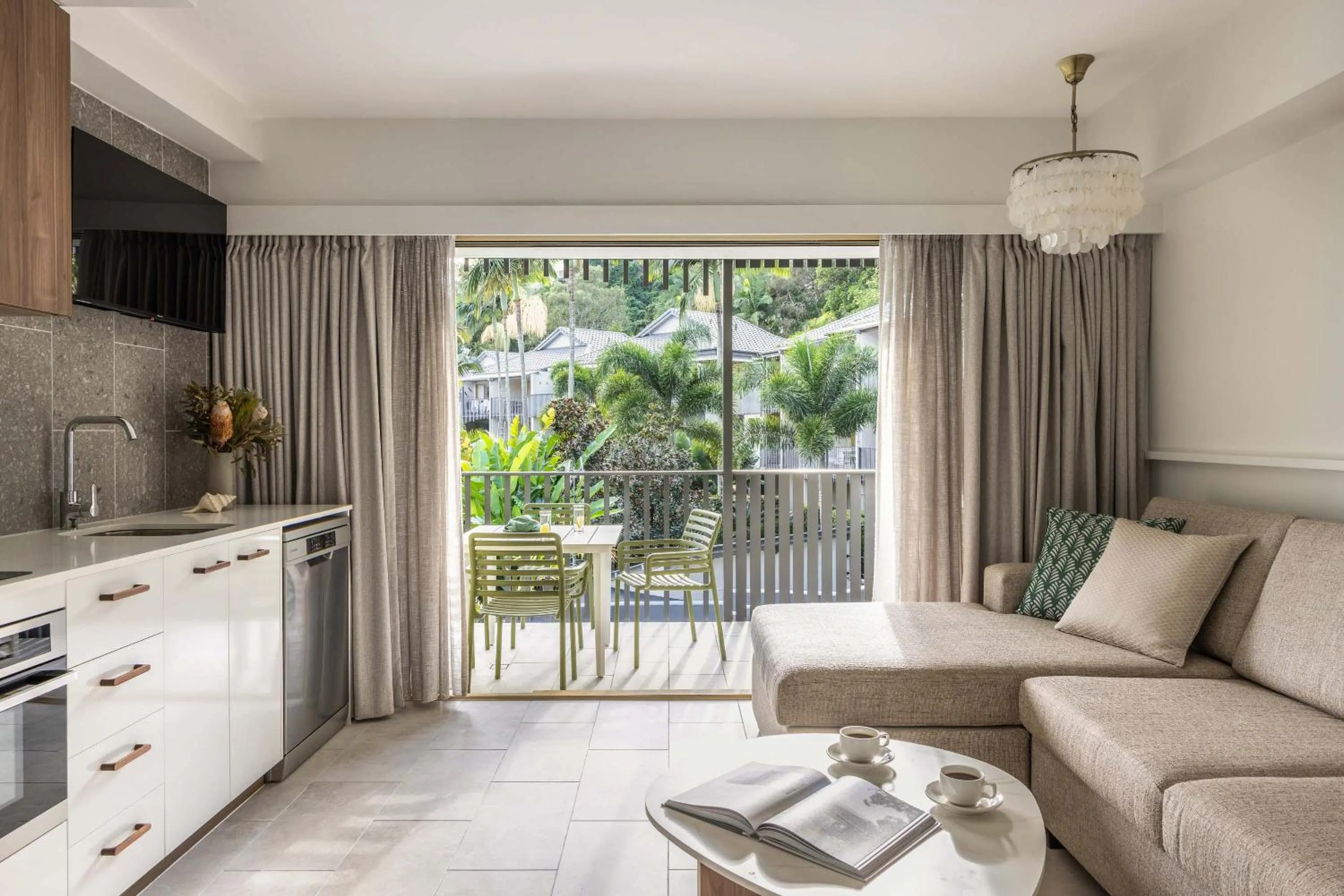 Kitchen or kitchenette in Mantra French Quarter Noosa