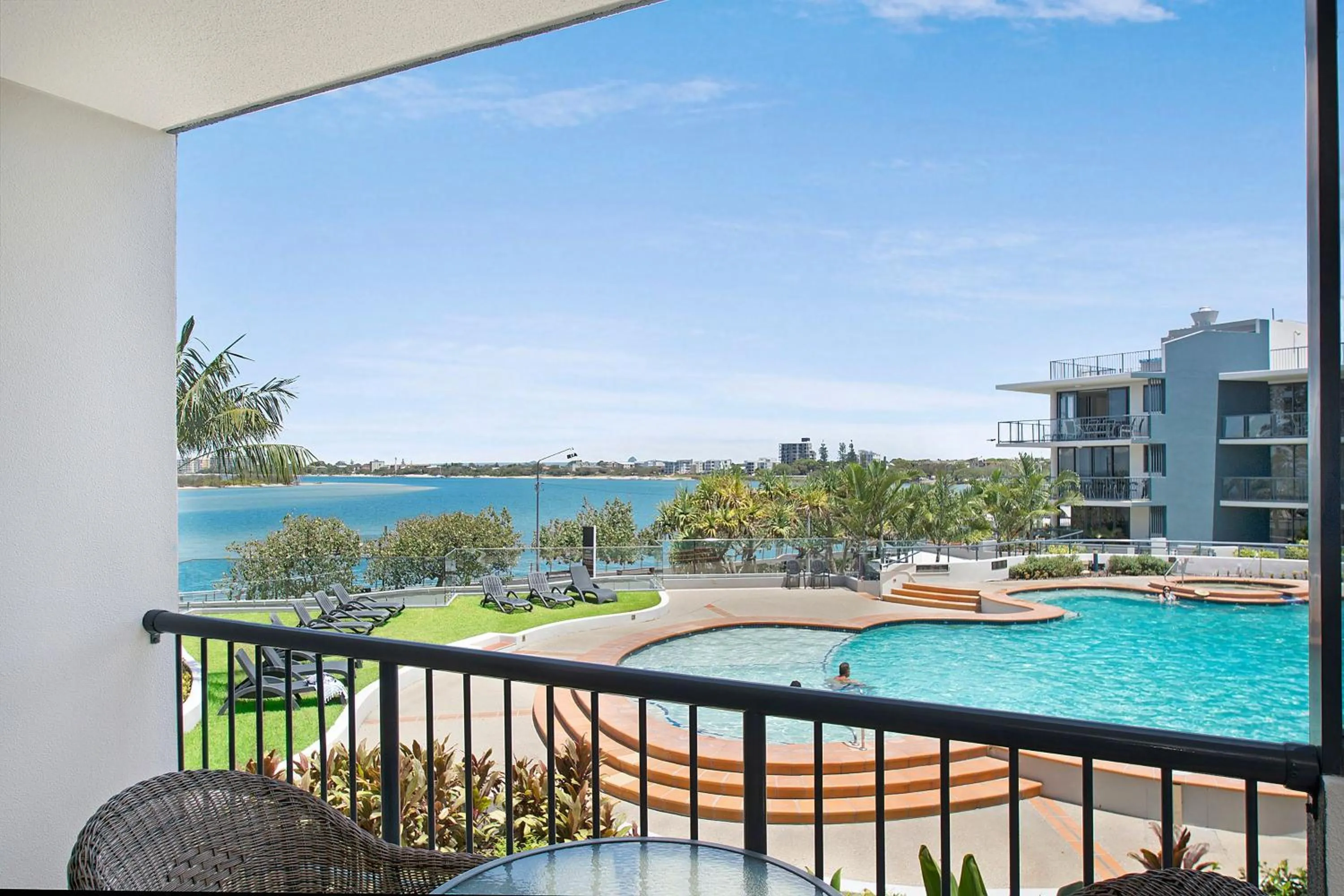 Pool view in BreakFree Grand Pacific