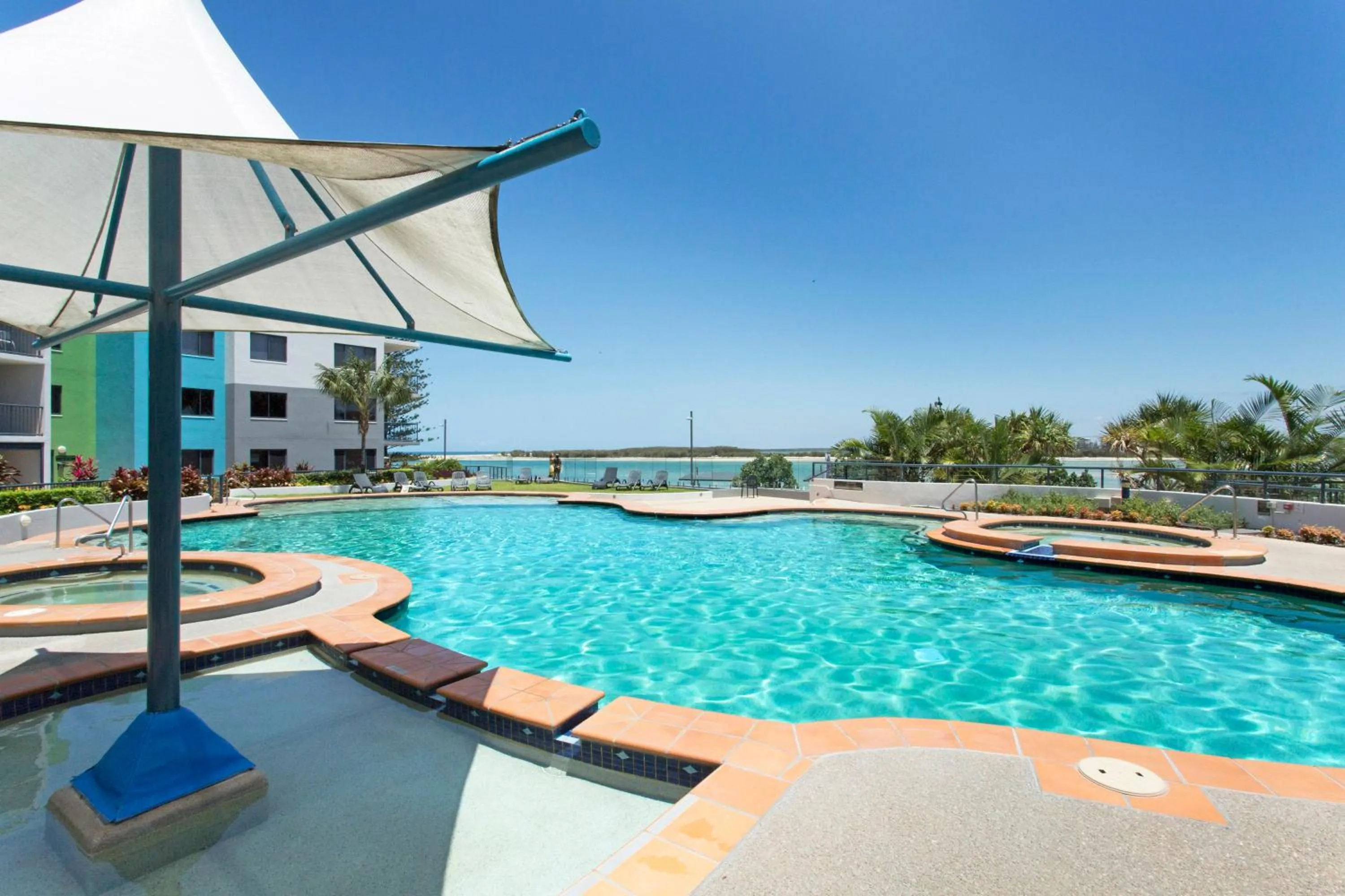 Swimming pool in BreakFree Grand Pacific