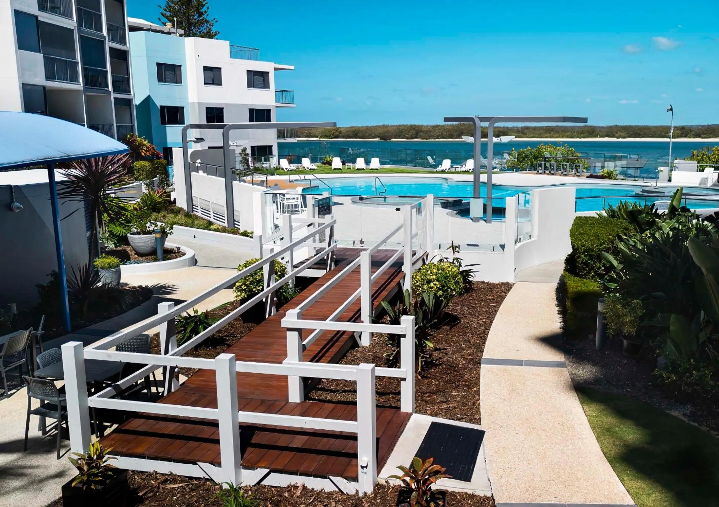 Swimming pool in BreakFree Grand Pacific