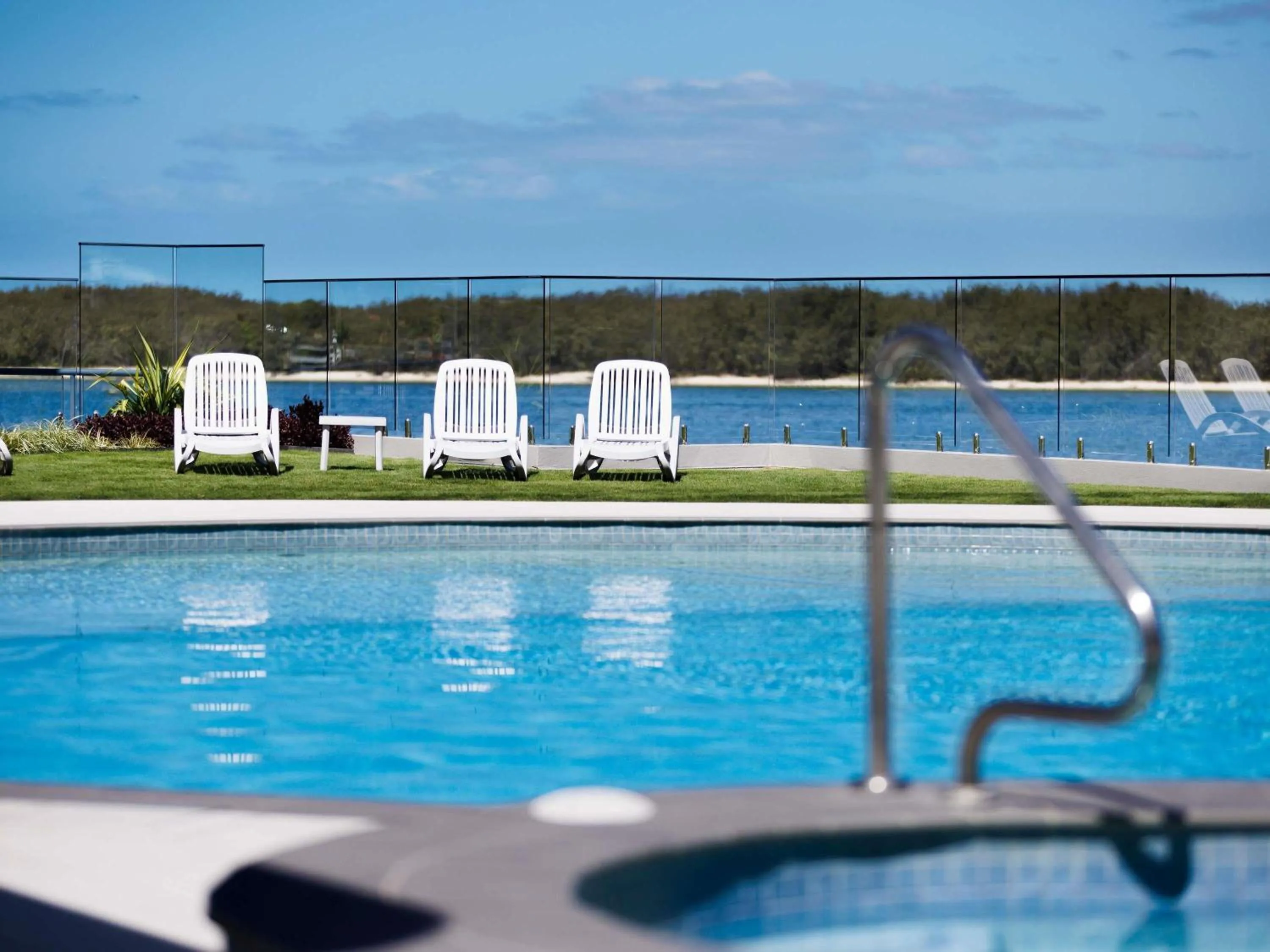 Pool view in BreakFree Grand Pacific