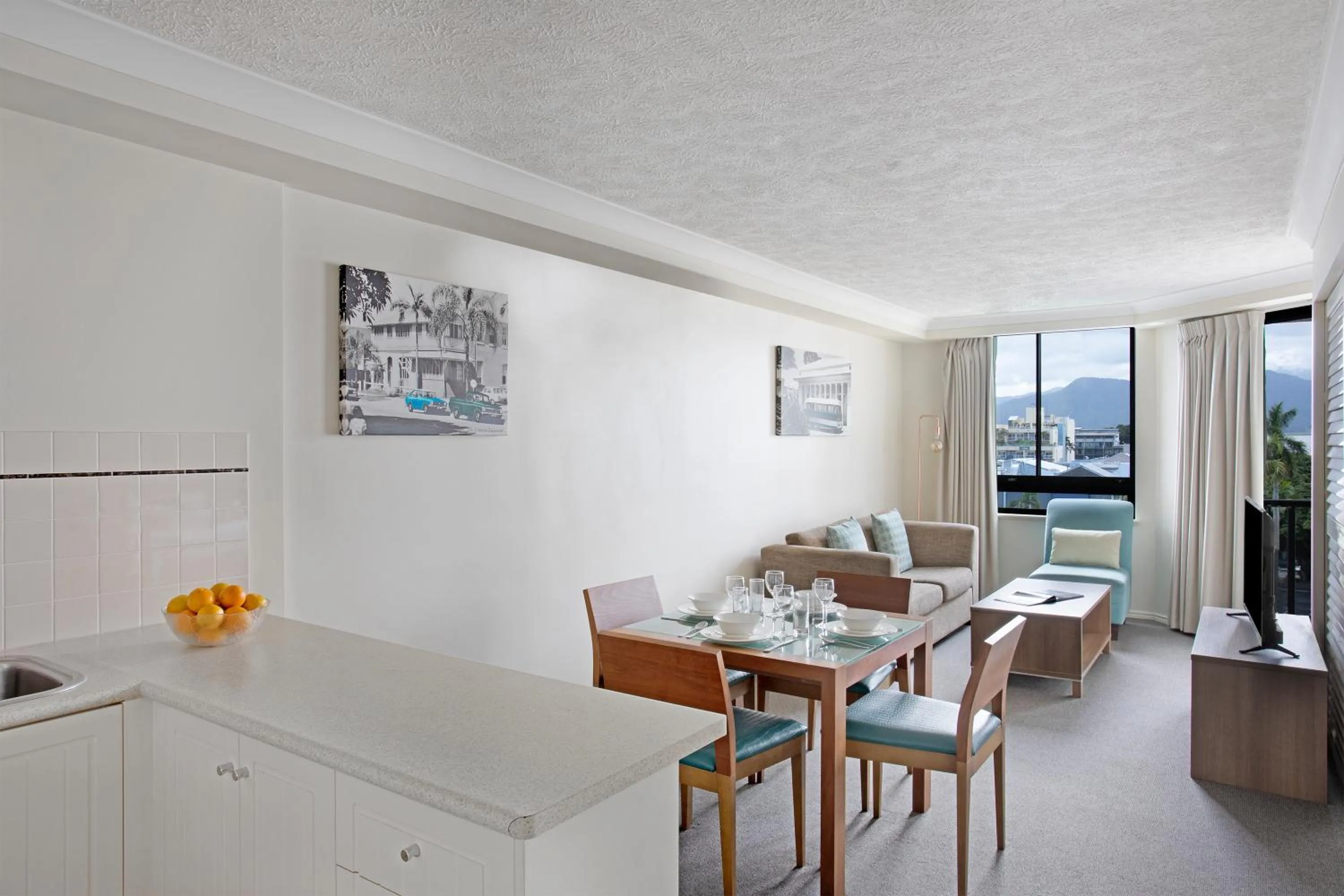 Living room in Mantra Esplanade