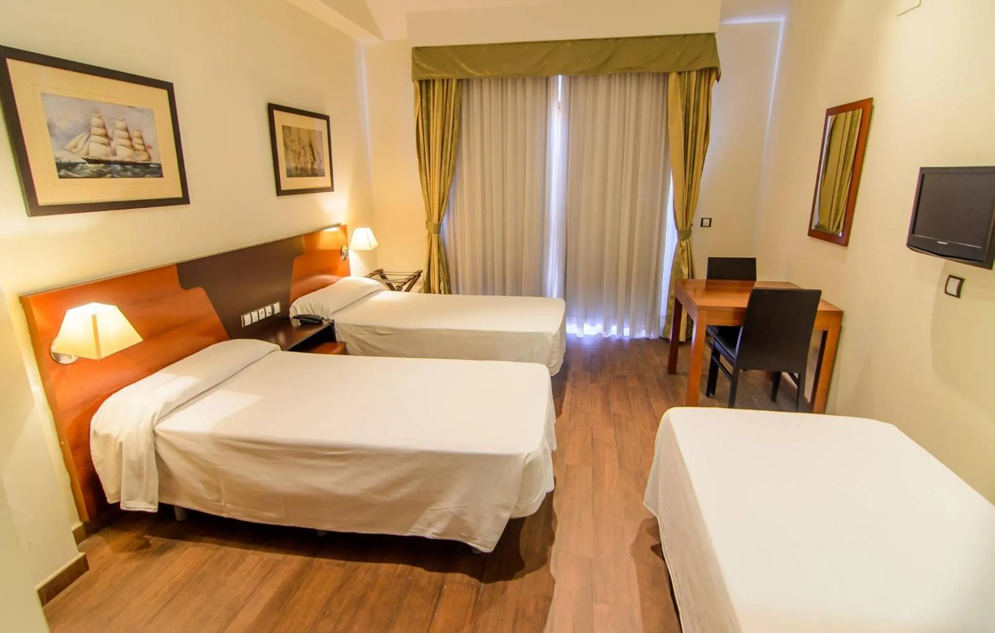 Bed in Hotel Apartamento Martín Alonso Pinzón