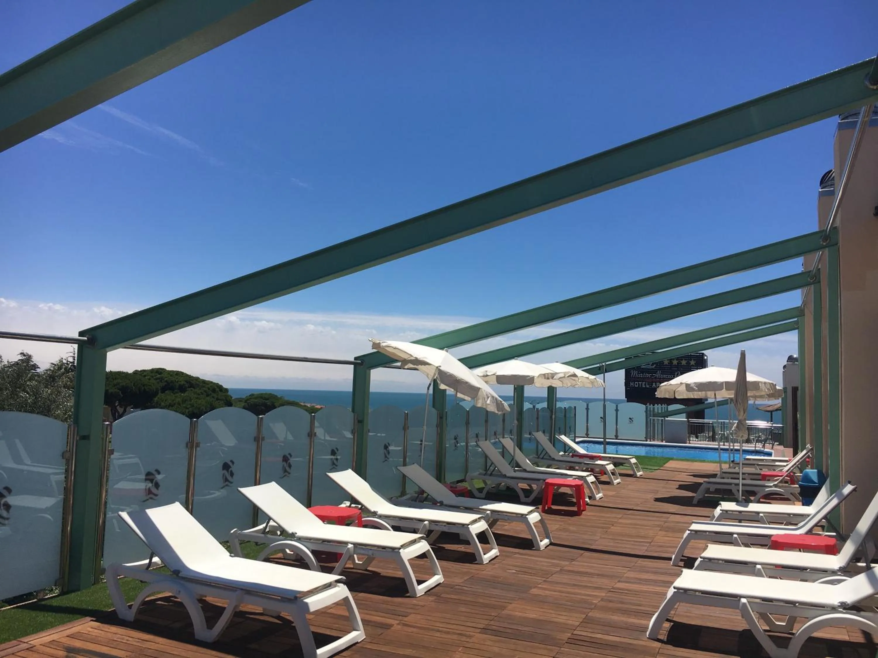 Solarium in Hotel Apartamento Martín Alonso Pinzón