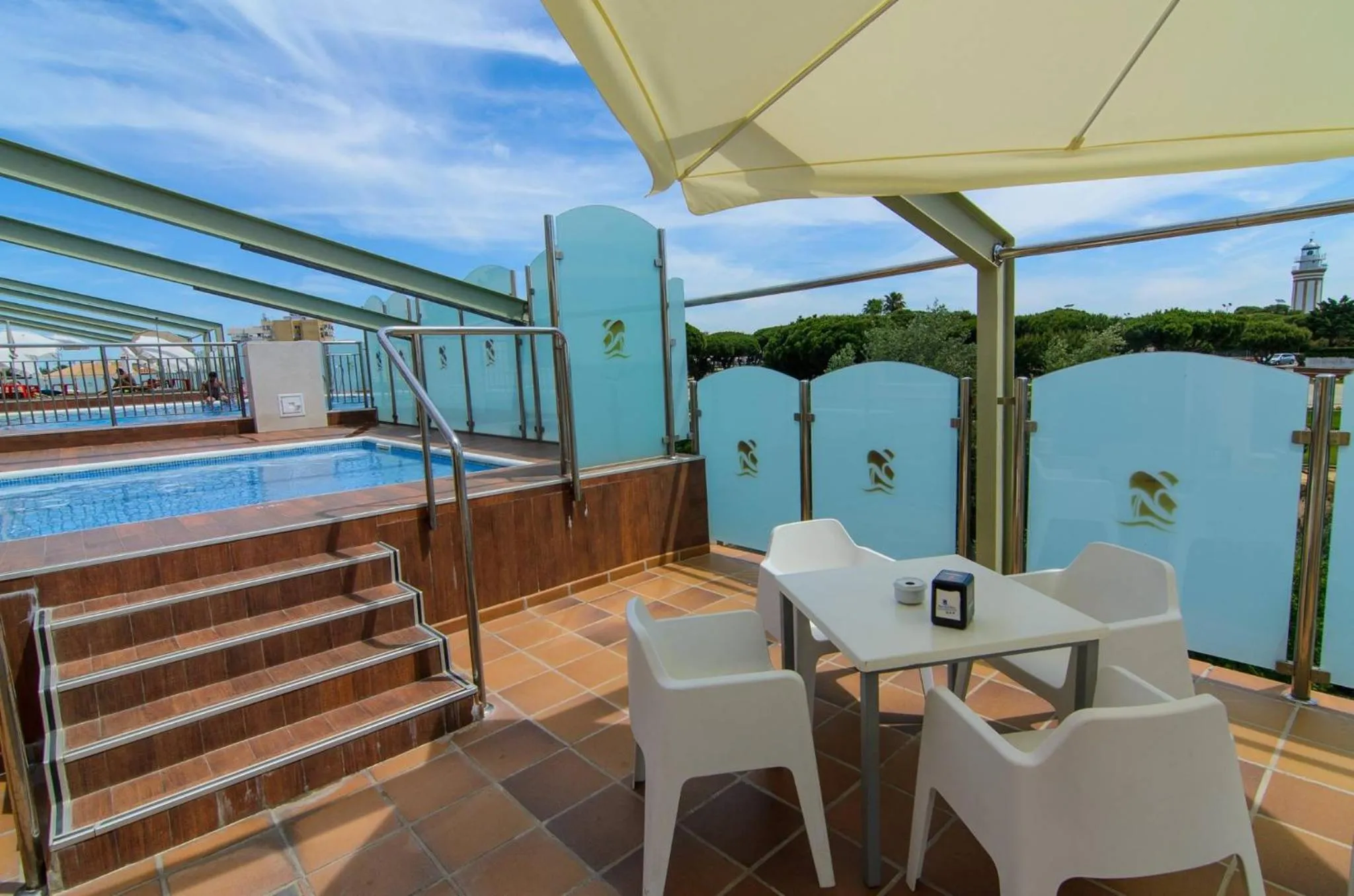 Balcony/Terrace in Hotel Apartamento Martín Alonso Pinzón