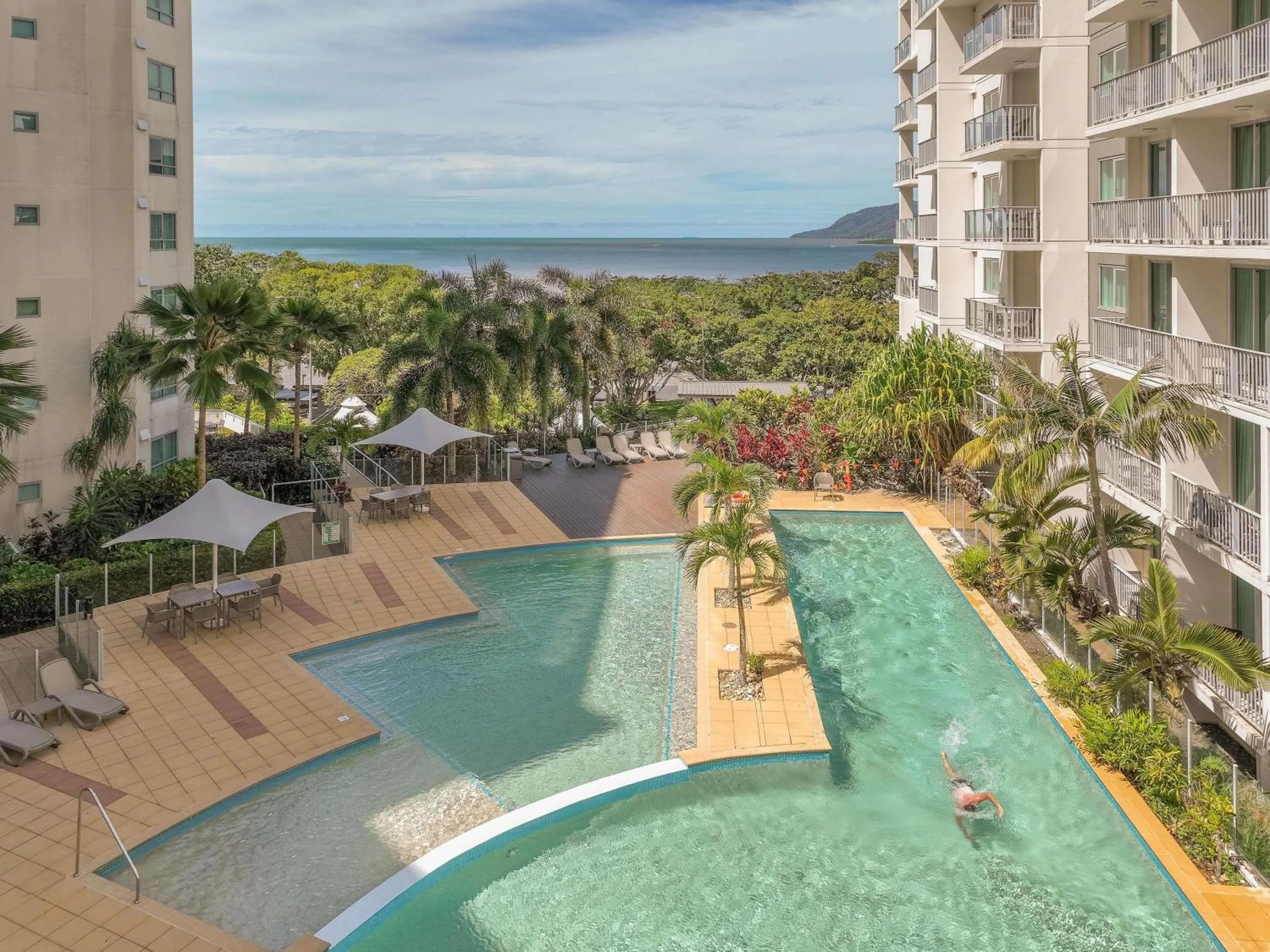 Pool view in Mantra Trilogy