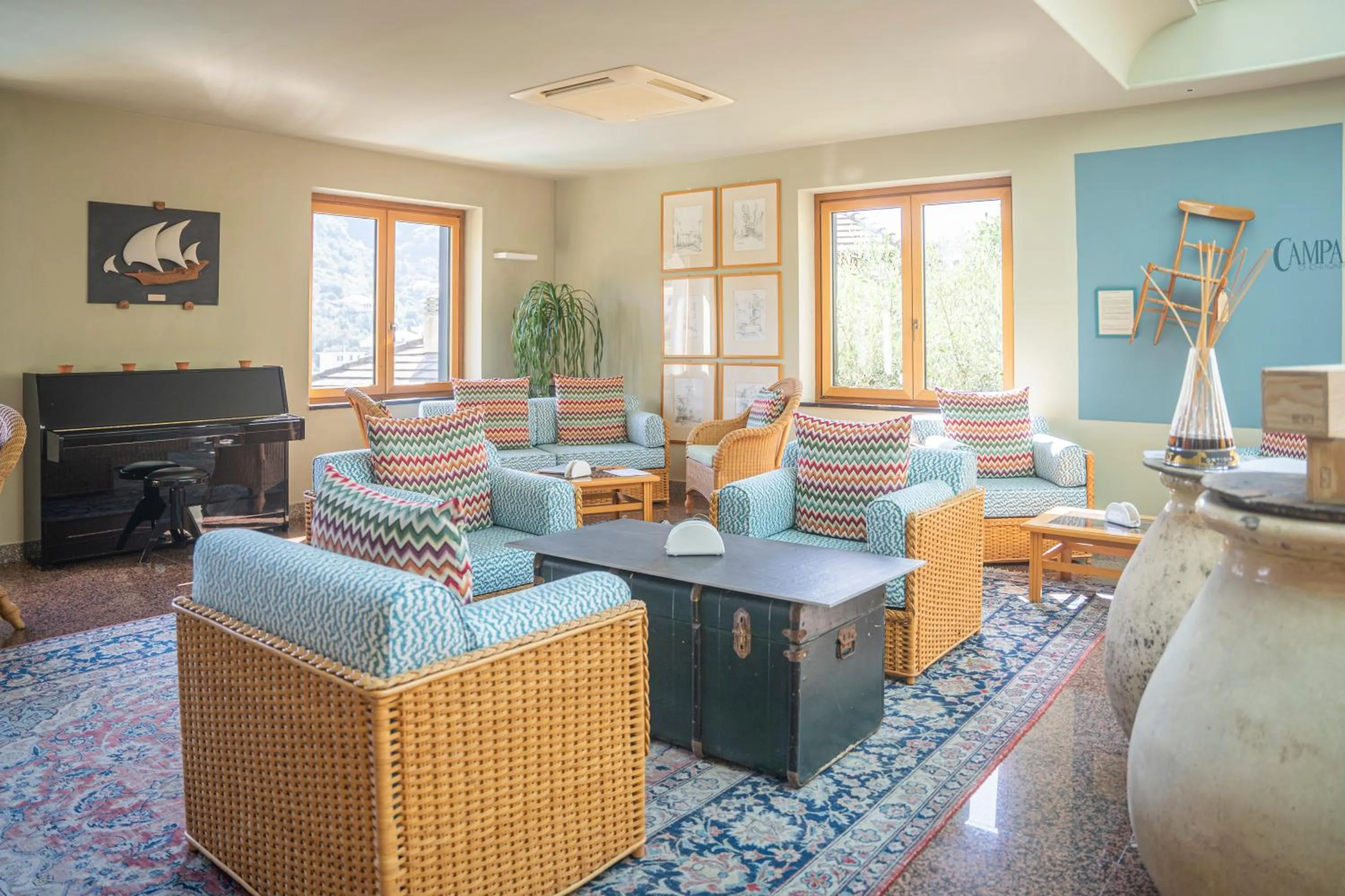 Lobby or reception in Hotel Villa Edera & La Torretta