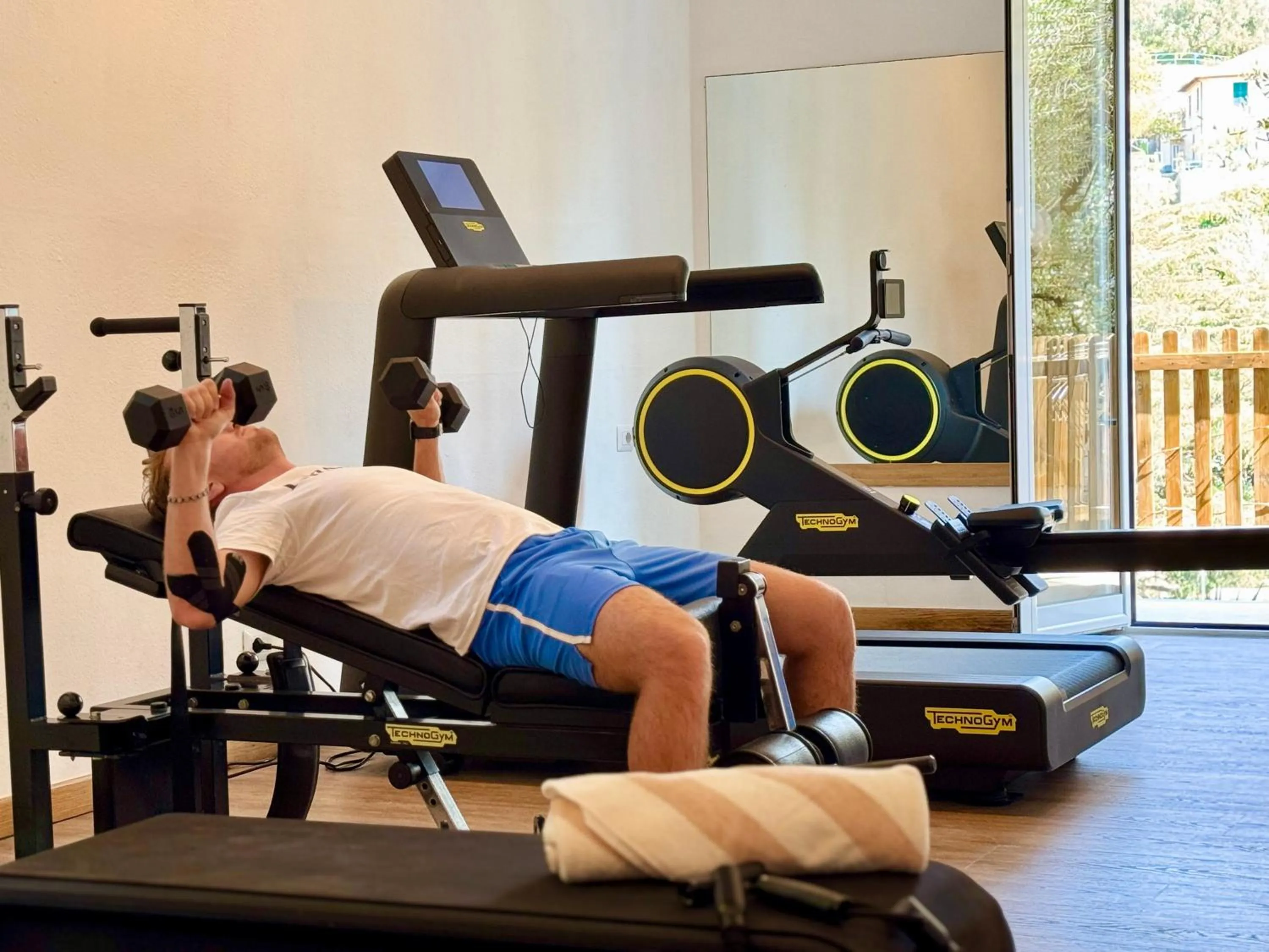 Fitness centre/facilities in Hotel Villa Edera & La Torretta