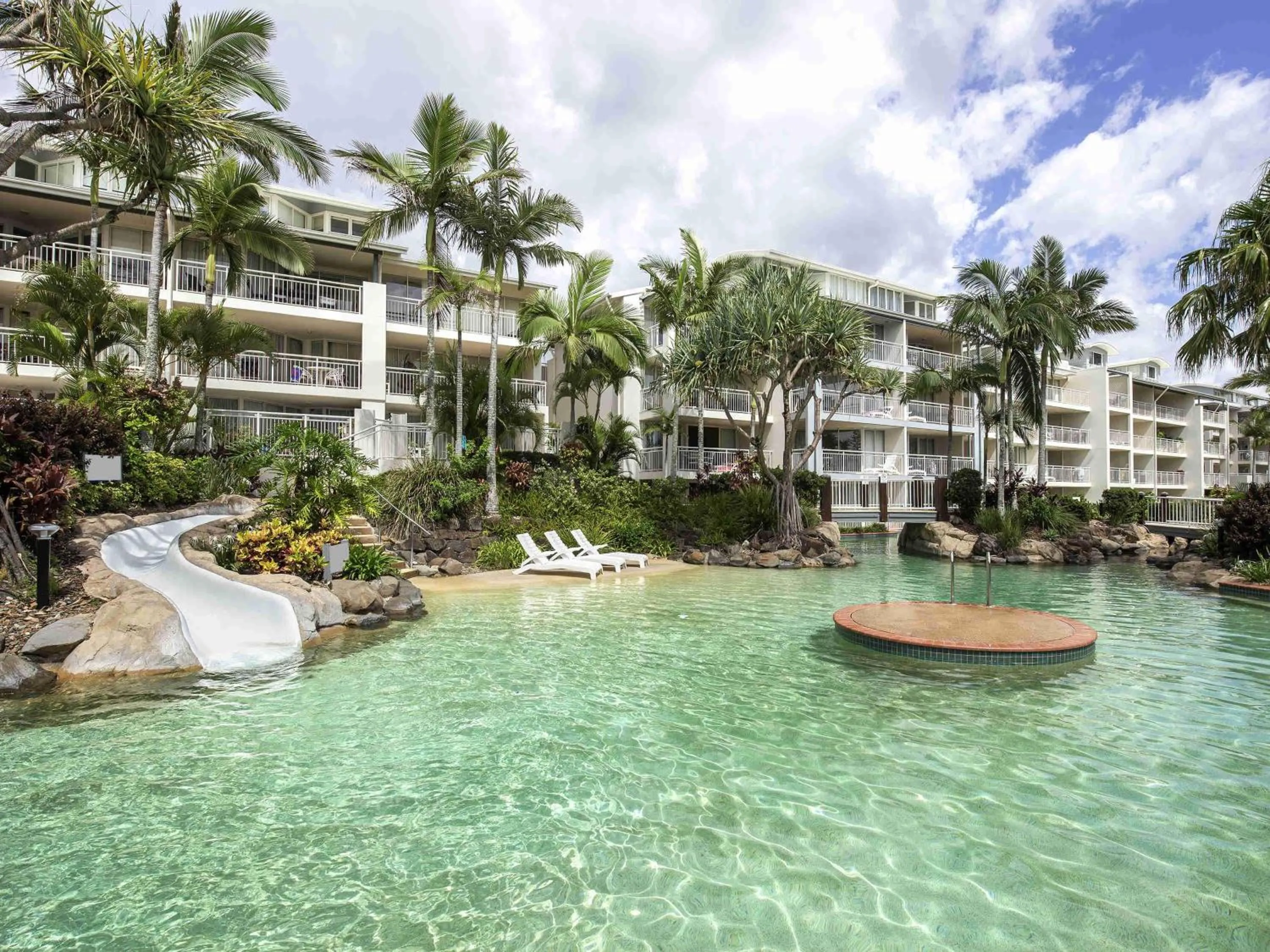 Pool view in BreakFree Alexandra Beach