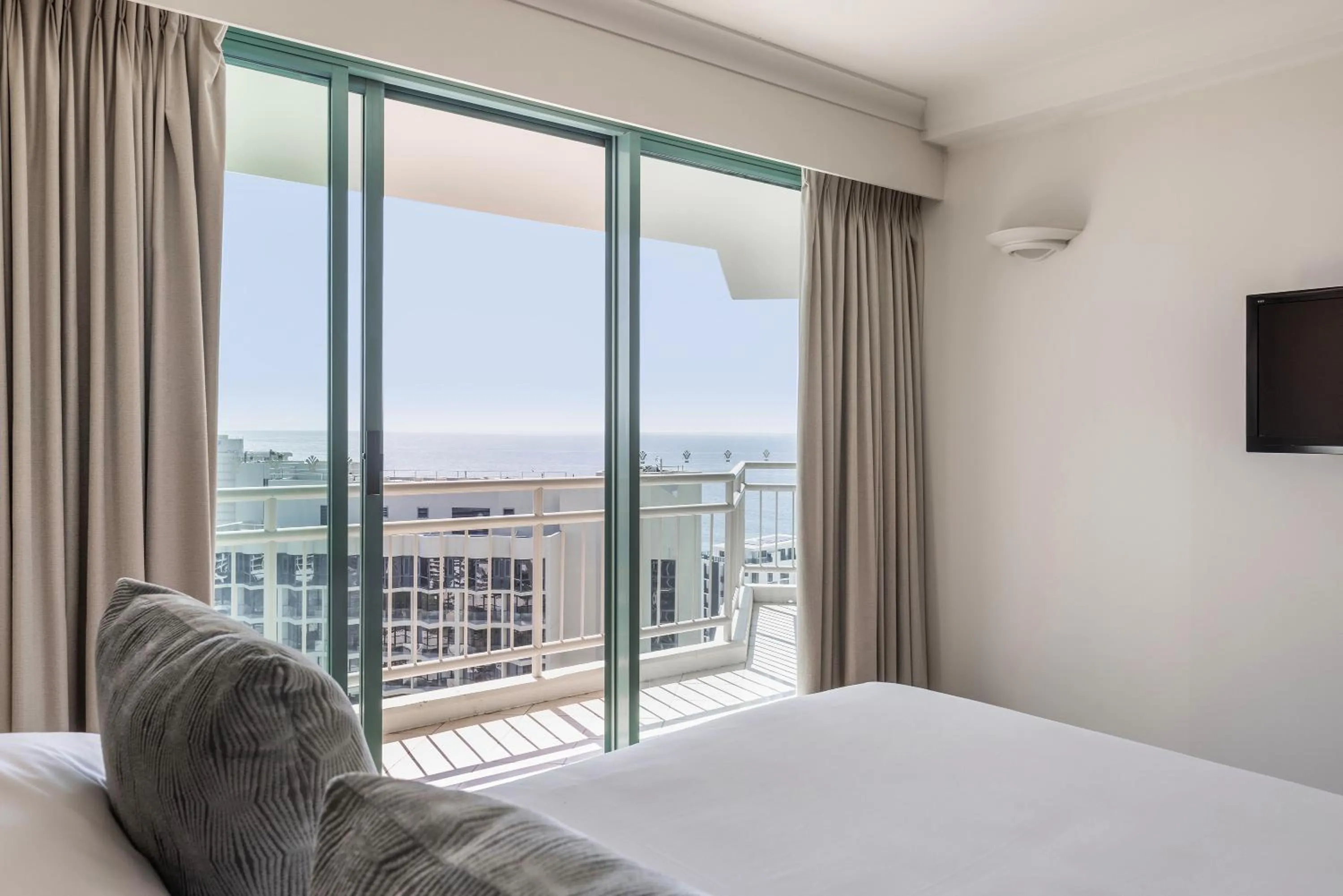 Bedroom, Bed in Mantra Crown Towers