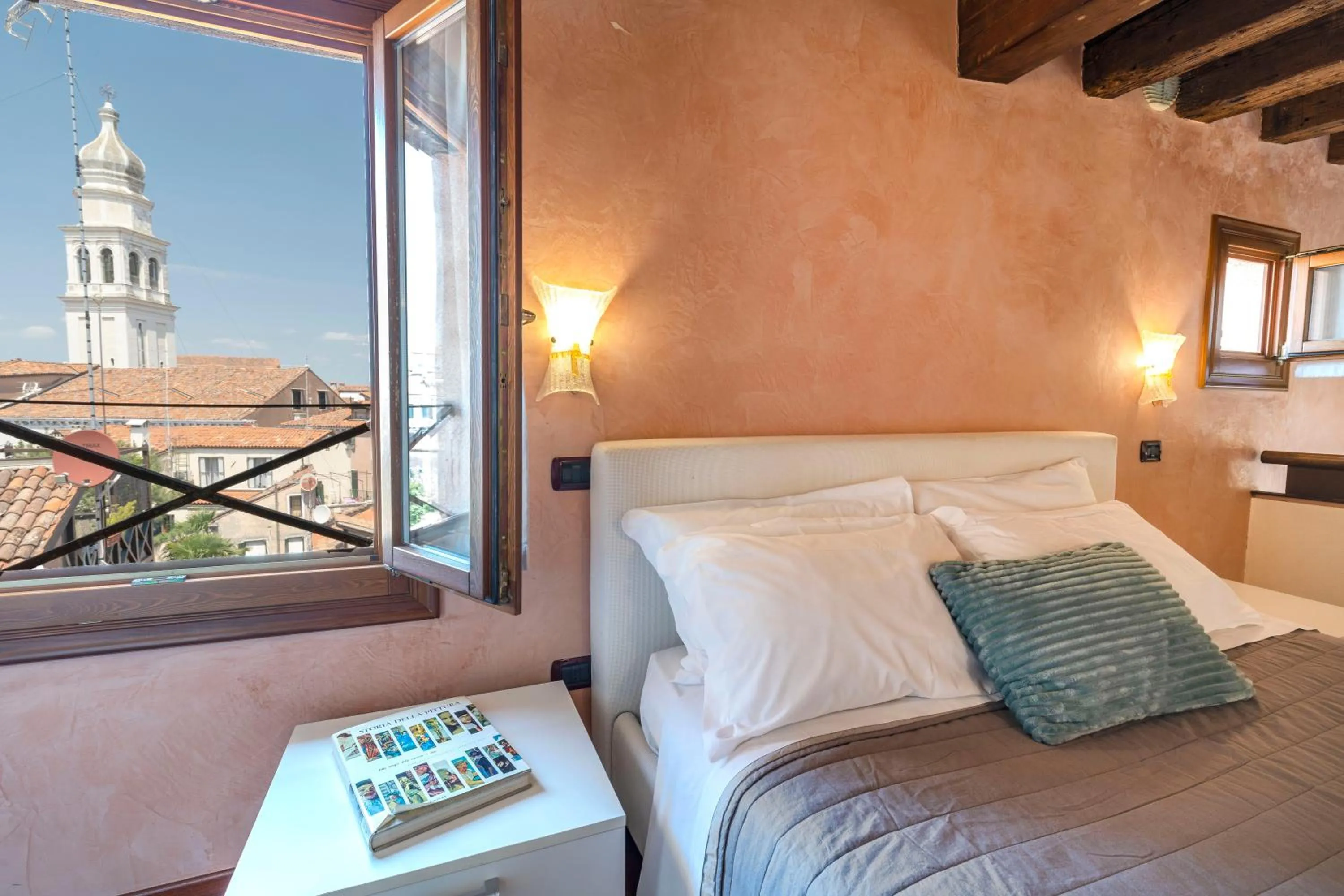 Bedroom, Bed in Doge Morosini Palace by Wonderful Italy