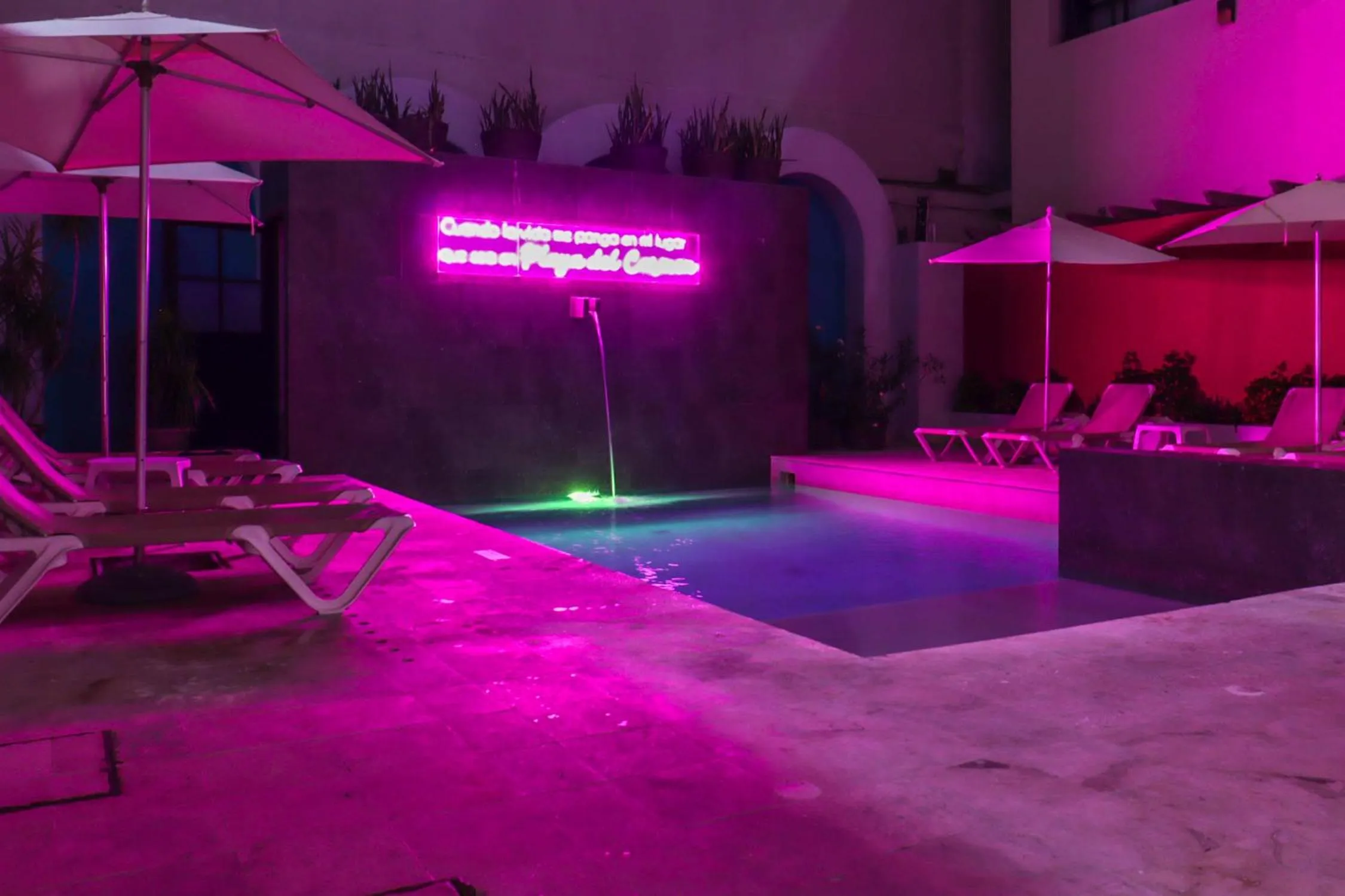 Swimming pool in Hotel MX portal maya