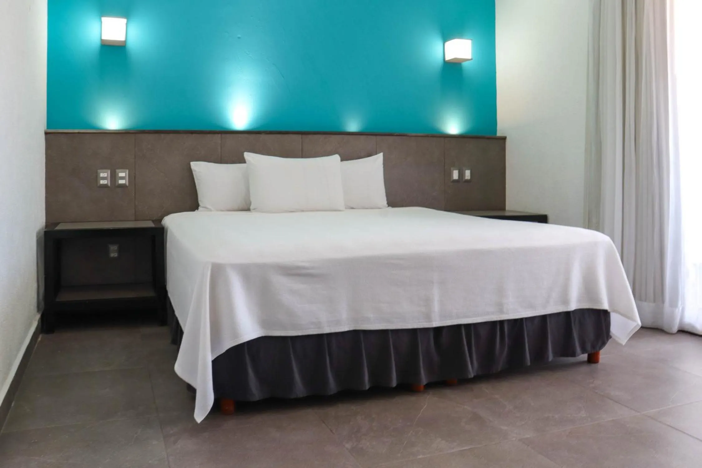 Bedroom, Bed in Hotel MX portal maya