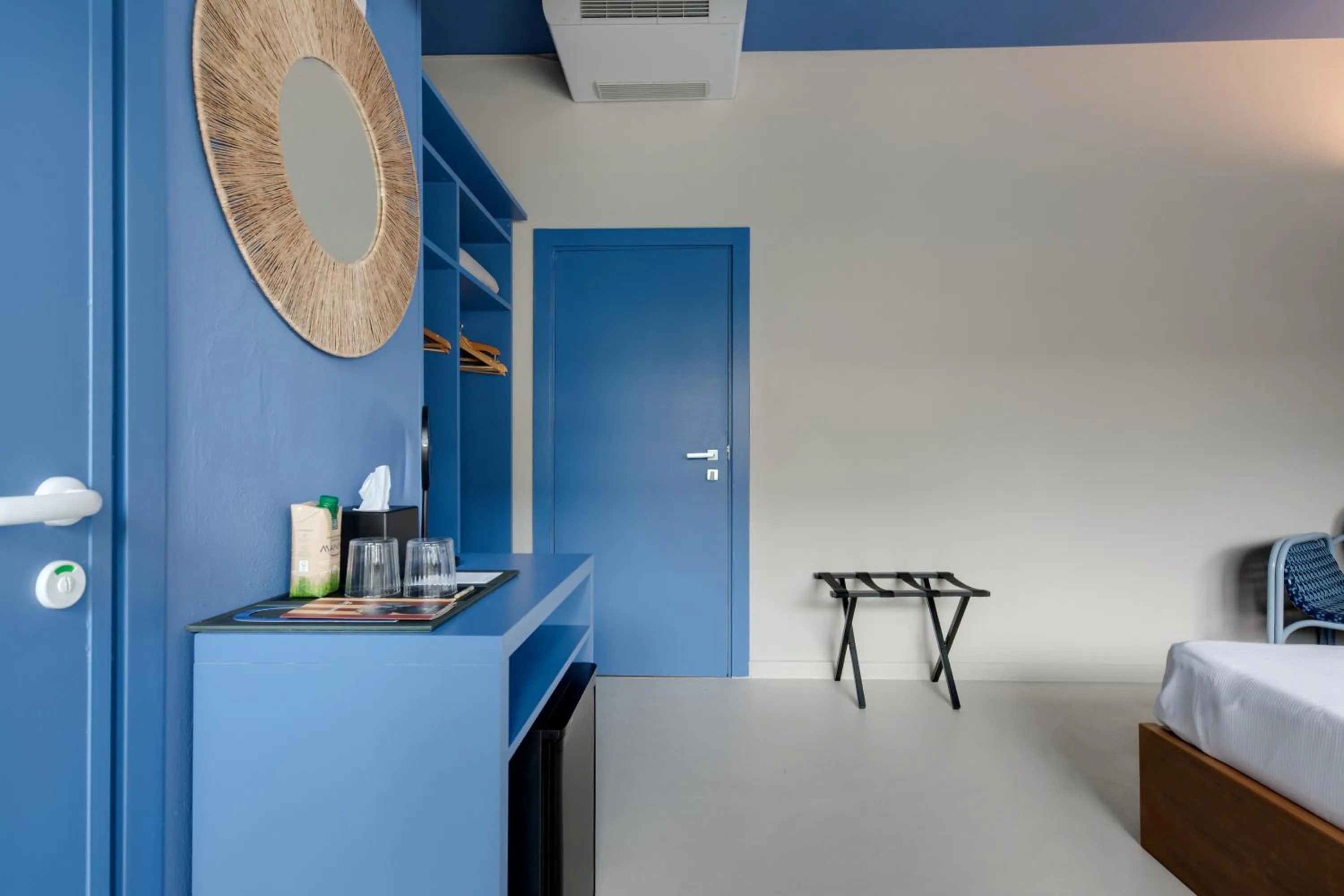 Decorative detail, Bed in MARITTIMO Milano Marittima