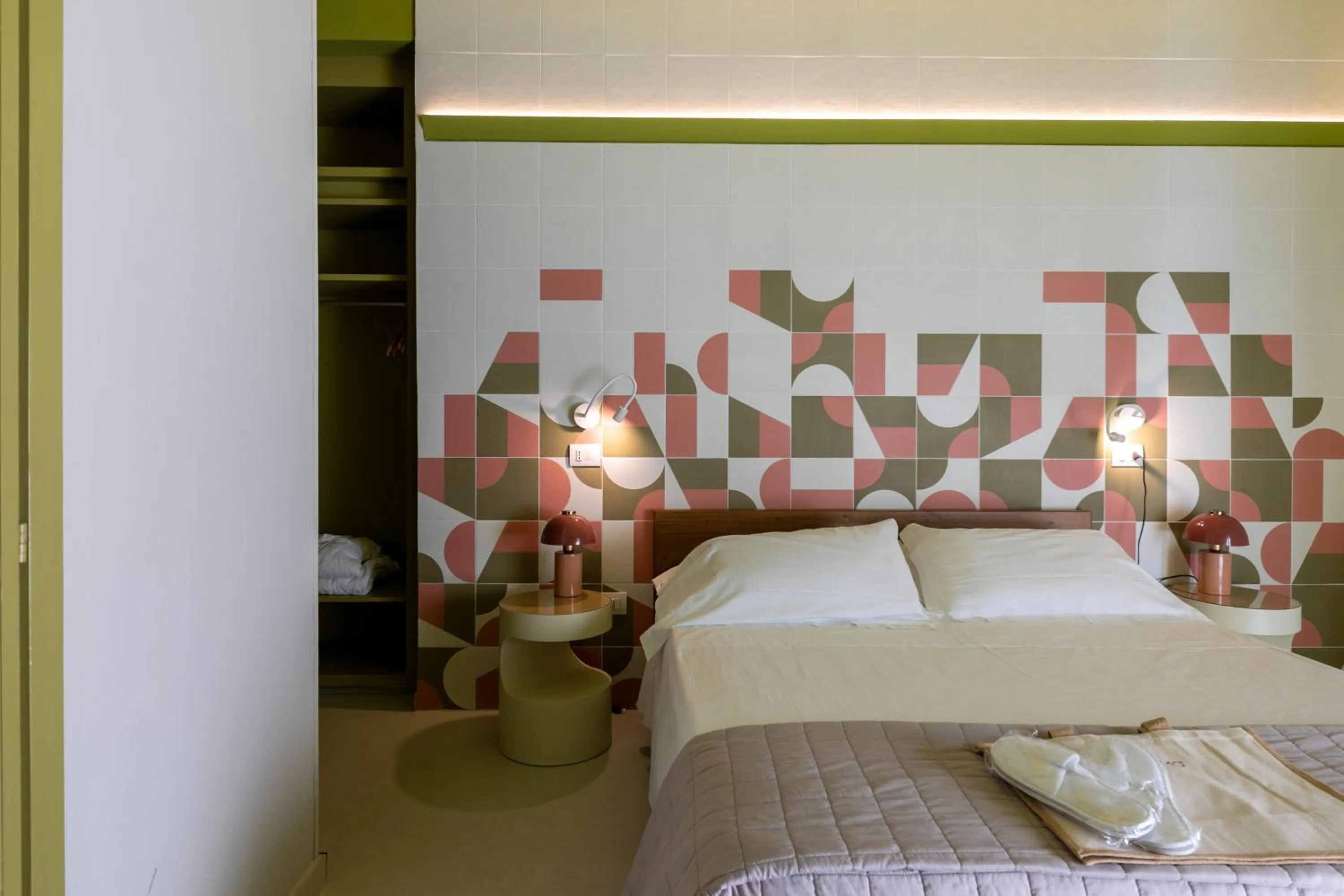 Bedroom, Bed in MARITTIMO Milano Marittima