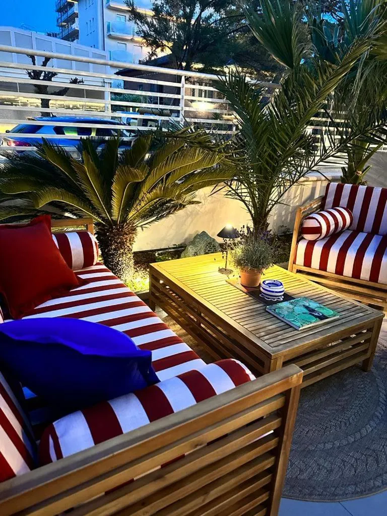 Garden view in MARITTIMO Milano Marittima