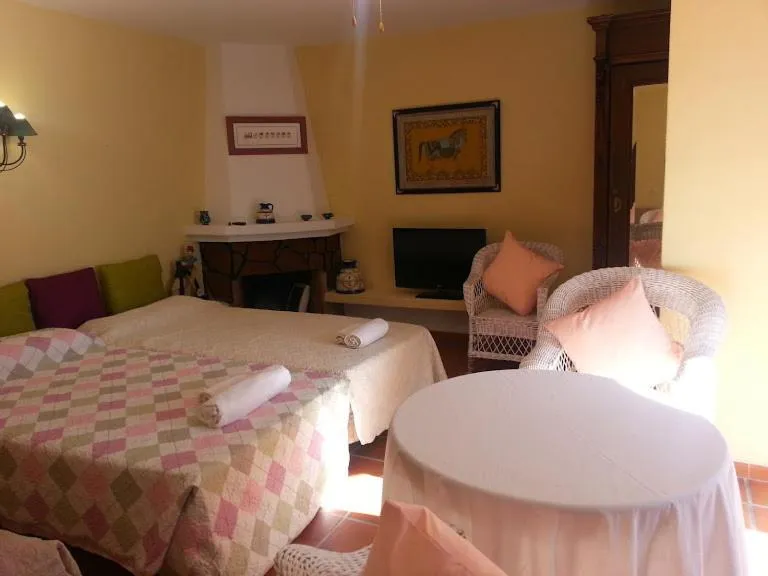 Bed in Cortijo Torreblanca Casa Rural Parque Natural Cabo de Gata