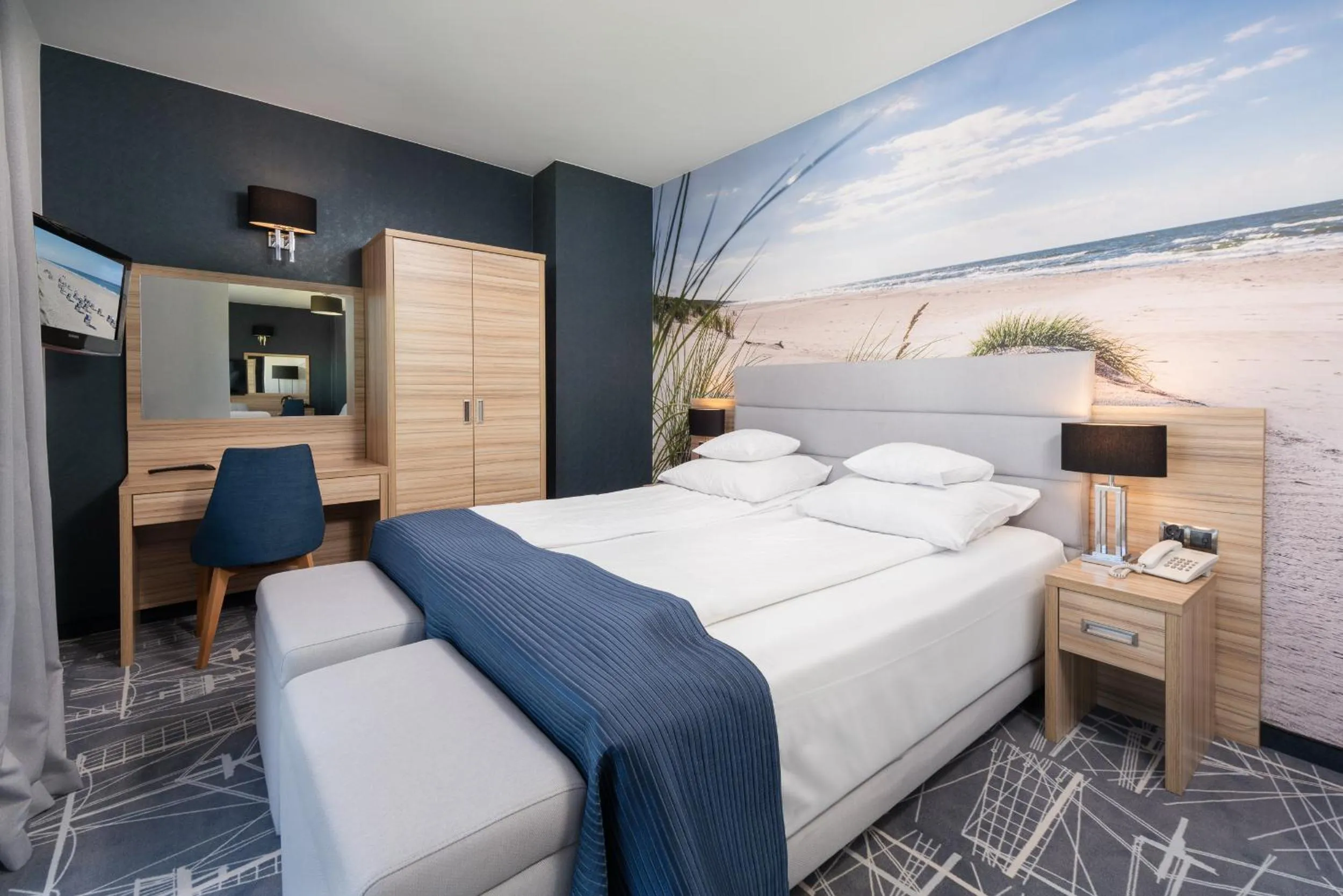 Bedroom, Bed in Hotel Restauracja Faleza