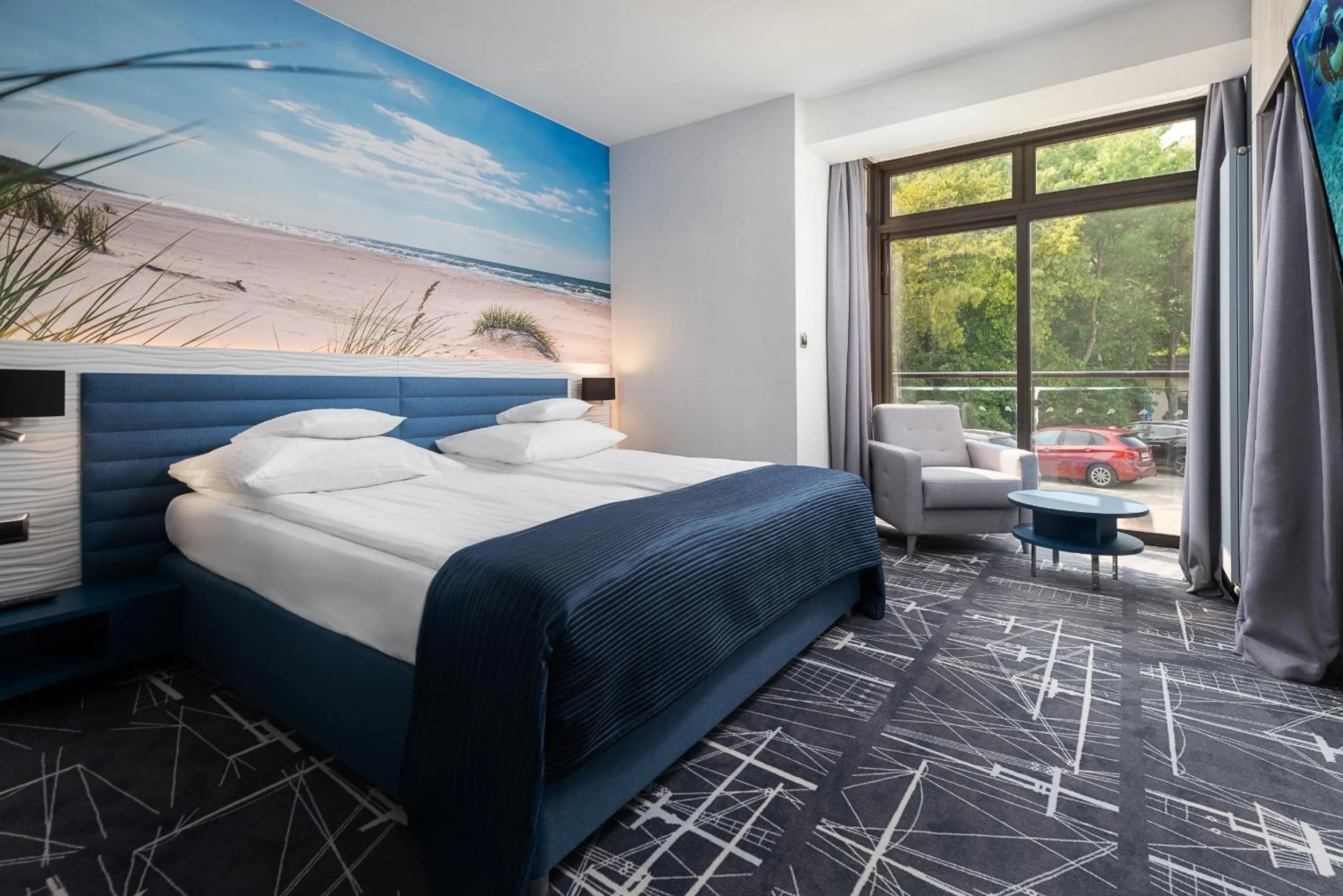 Bedroom, Bed in Hotel Restauracja Faleza