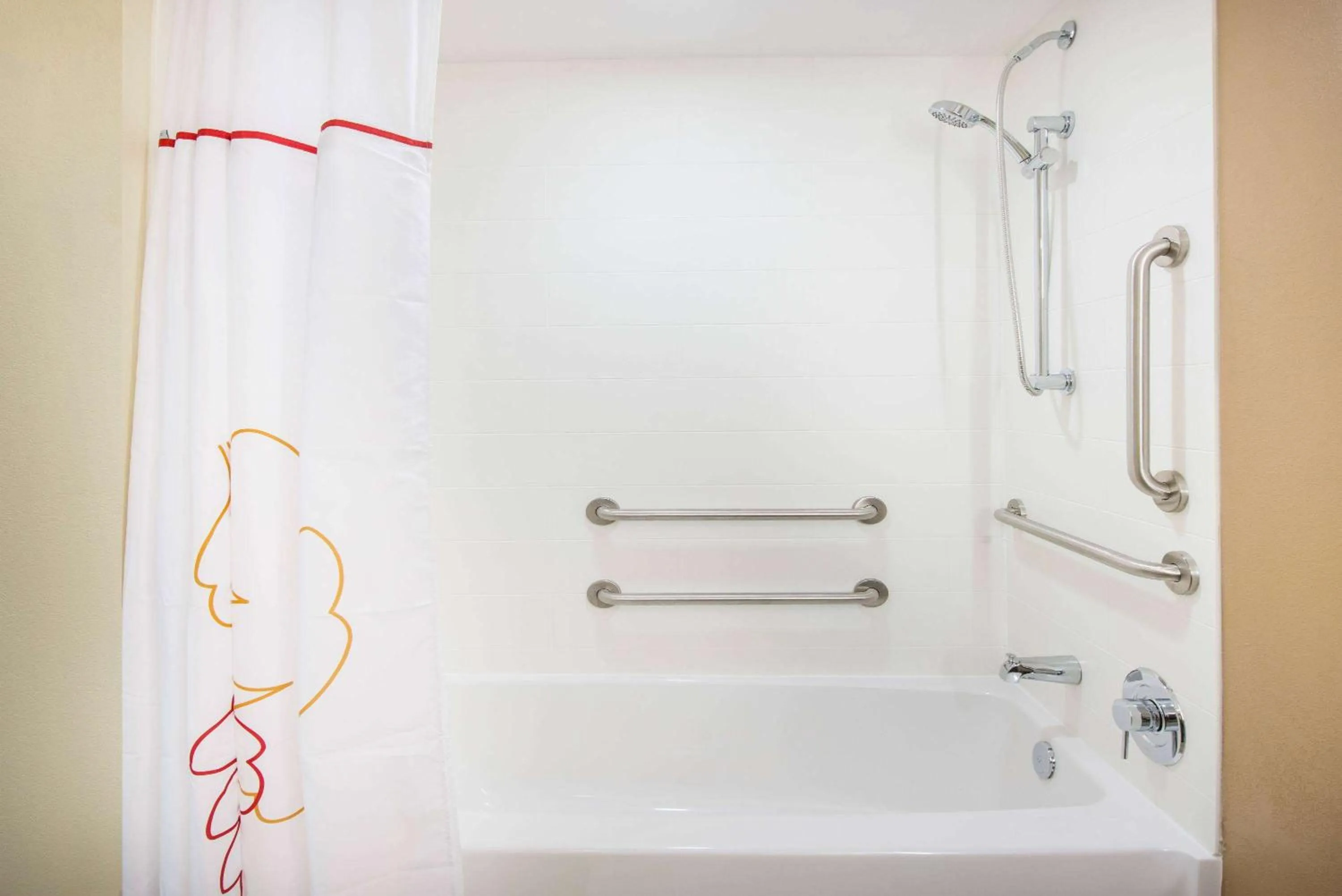 Bathroom in Hawthorn Extended Stay by Wyndham Saint Clairsville