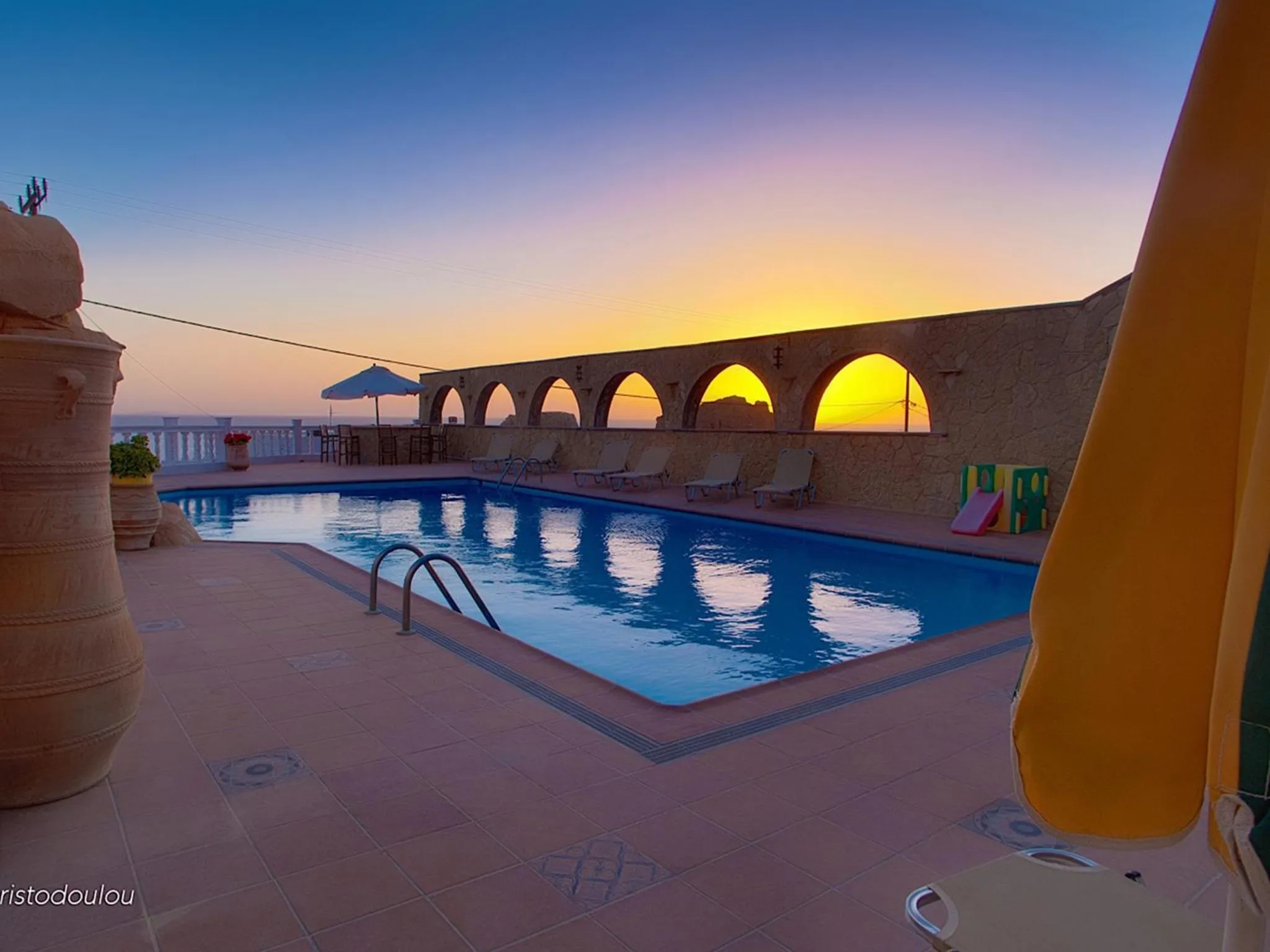 Natural landscape in Hotel Finiki View