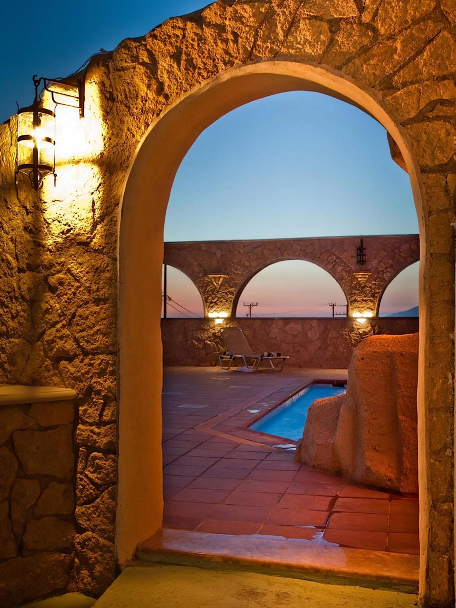 Natural landscape in Hotel Finiki View