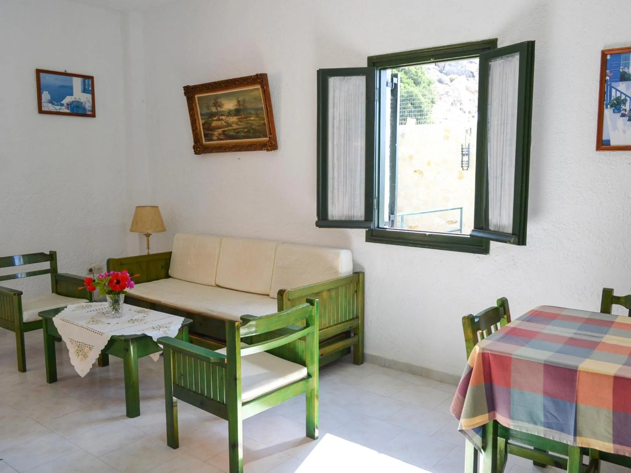 Living room in Hotel Finiki View