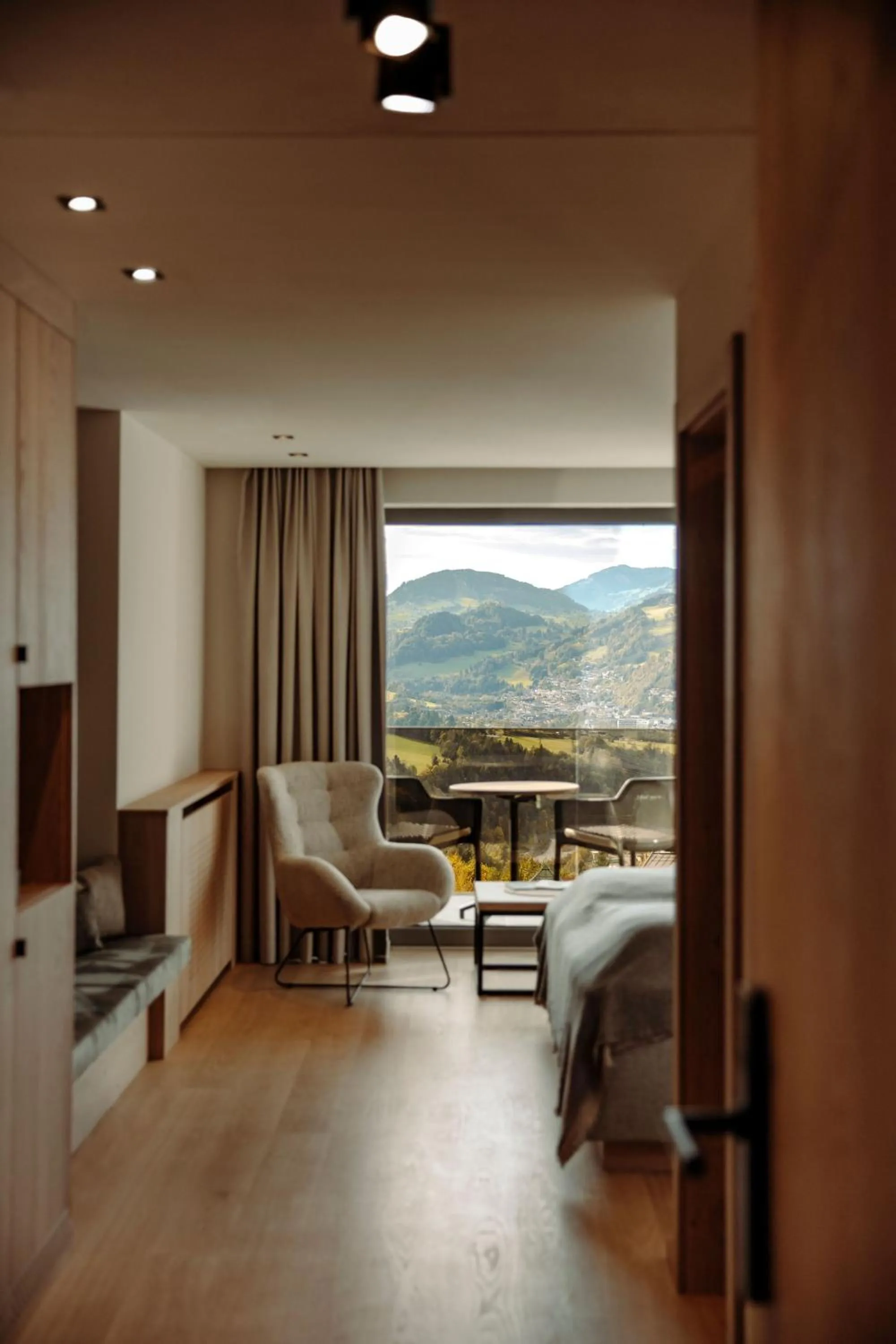 View (from property/room), Bed in Alpina Alpendorf