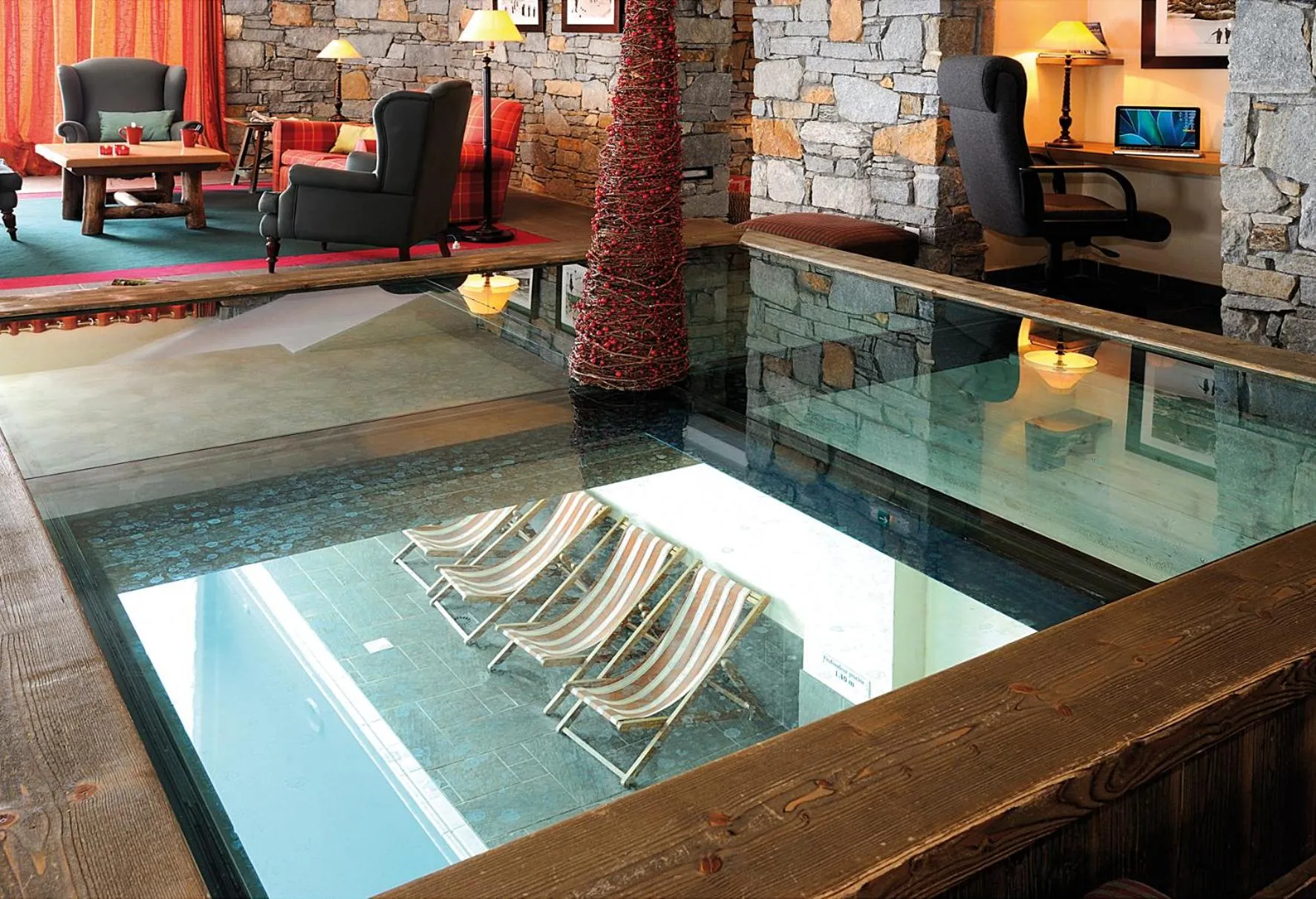 Lobby or reception in Lagrange Vacances Aspen