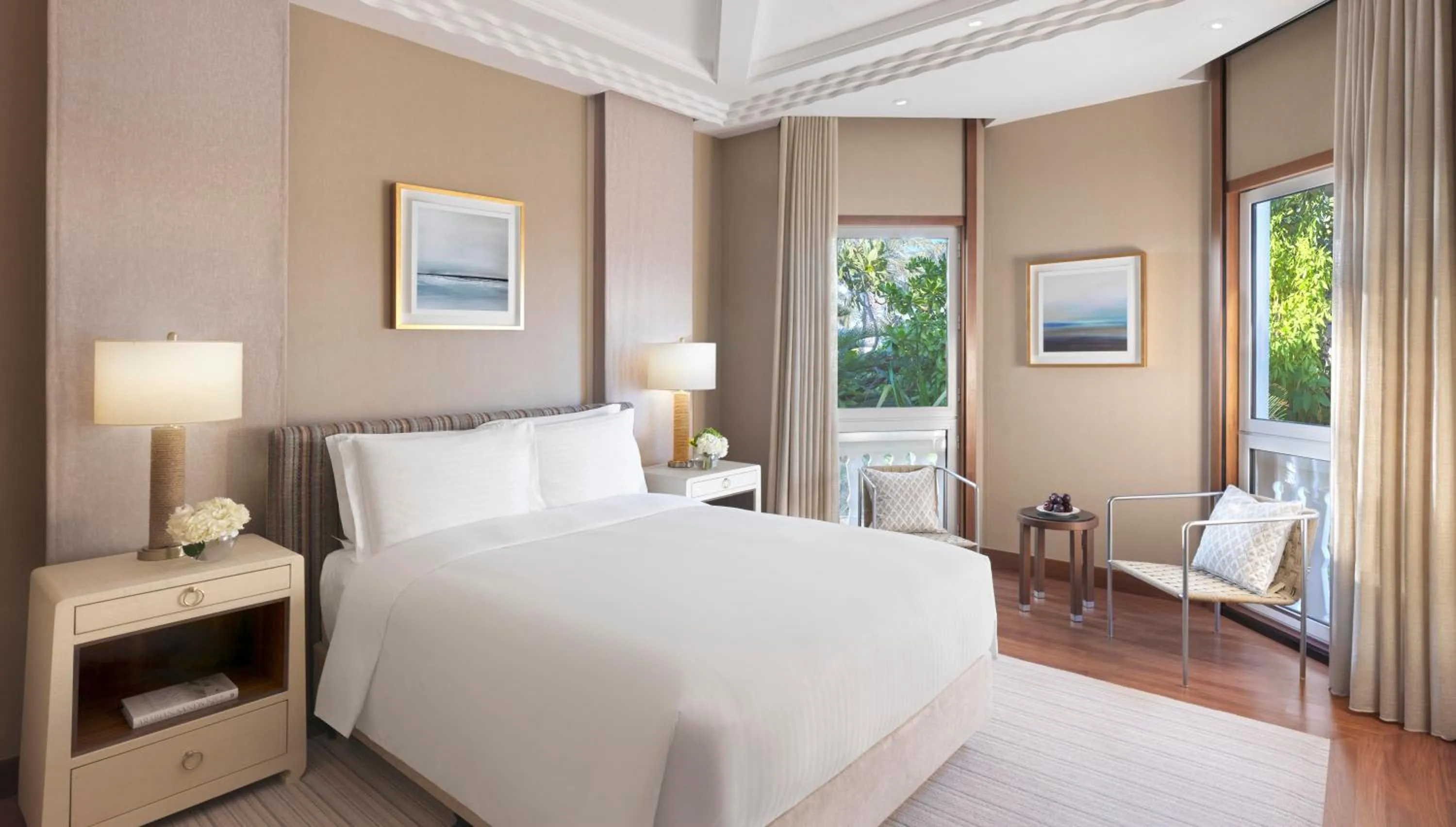 Bed in The Ritz-Carlton, Bahrain