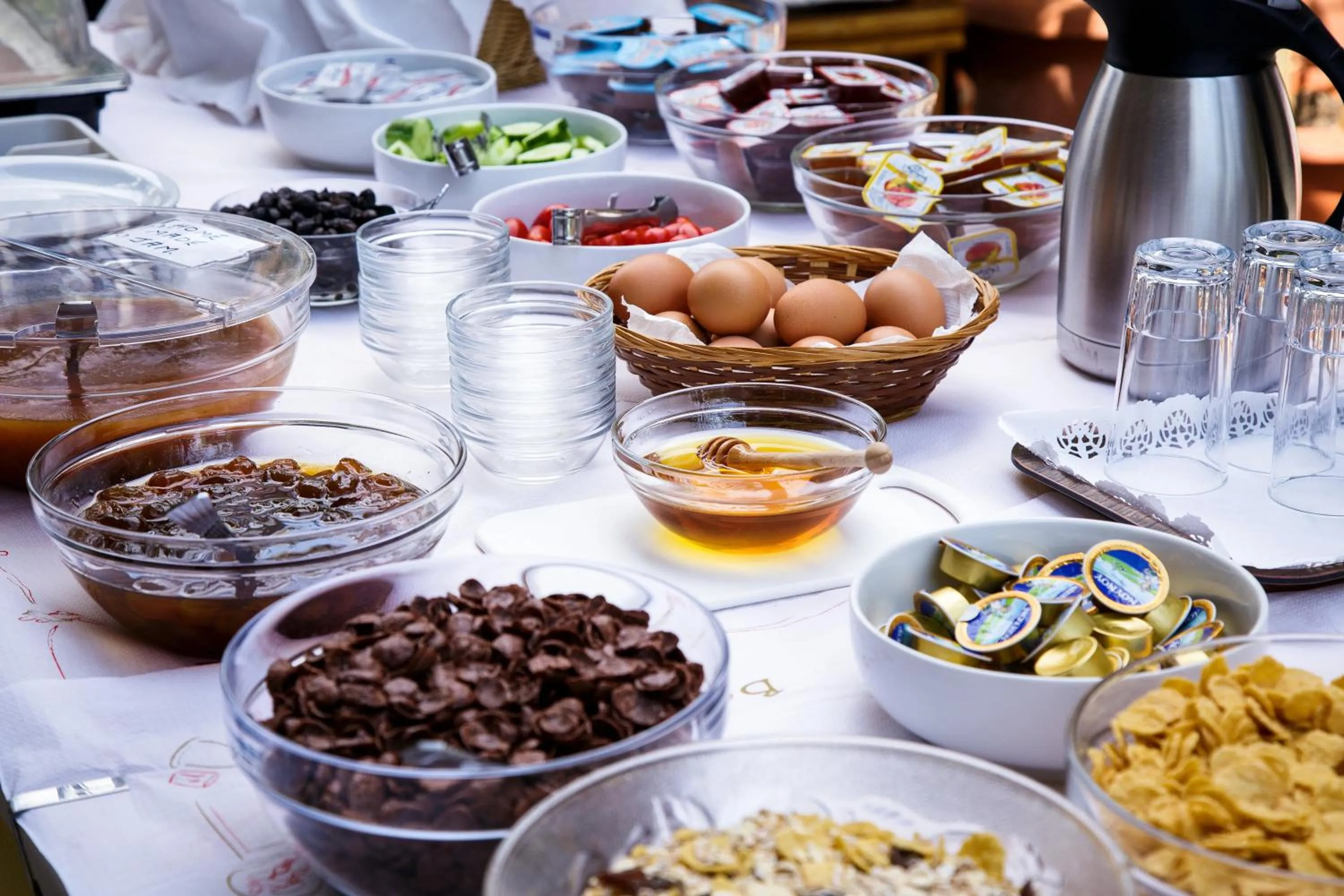 Food close-up in Hotel Ideon