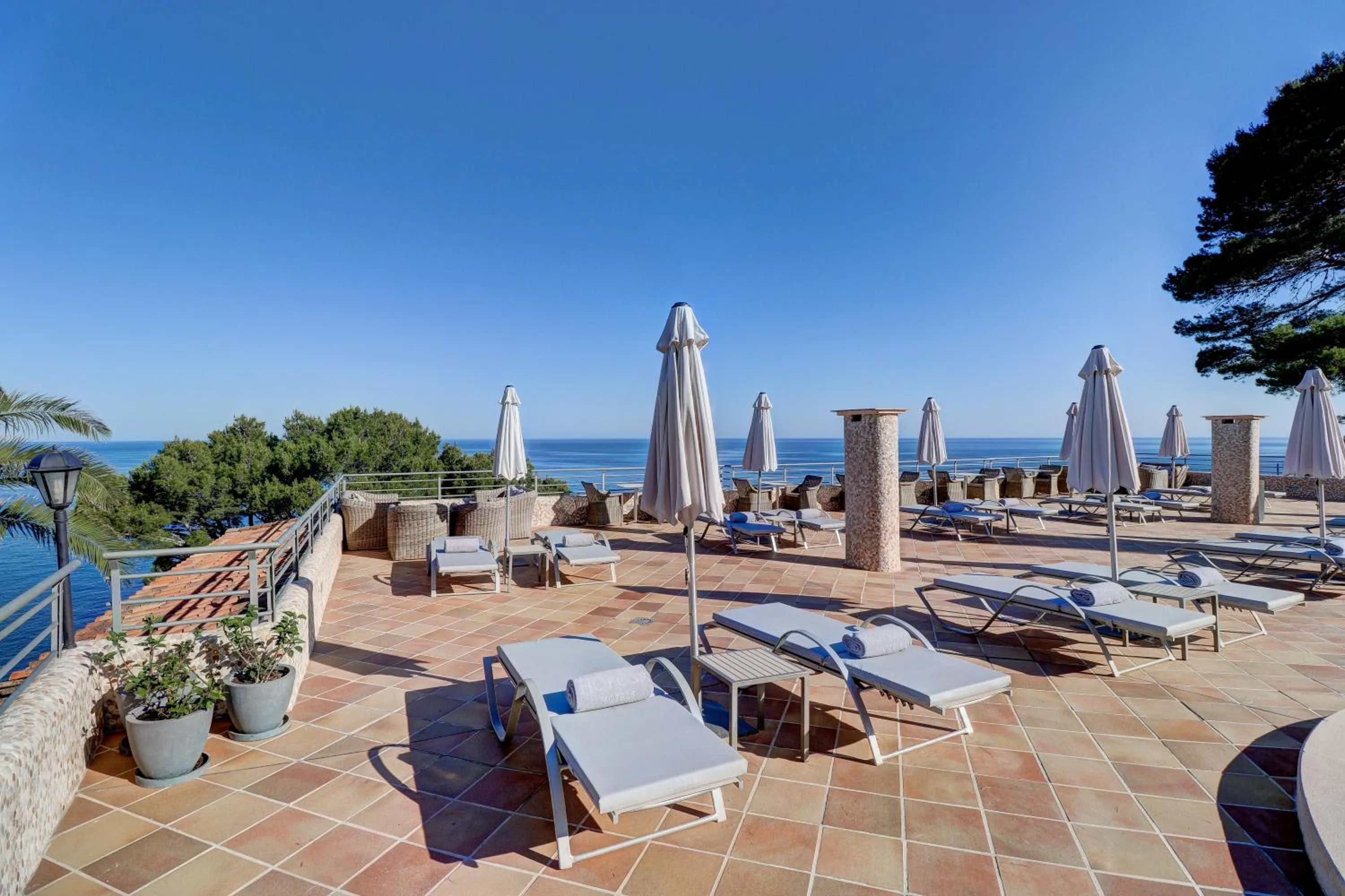 Balcony/Terrace in Hoposa Costa D'or - Adults Only