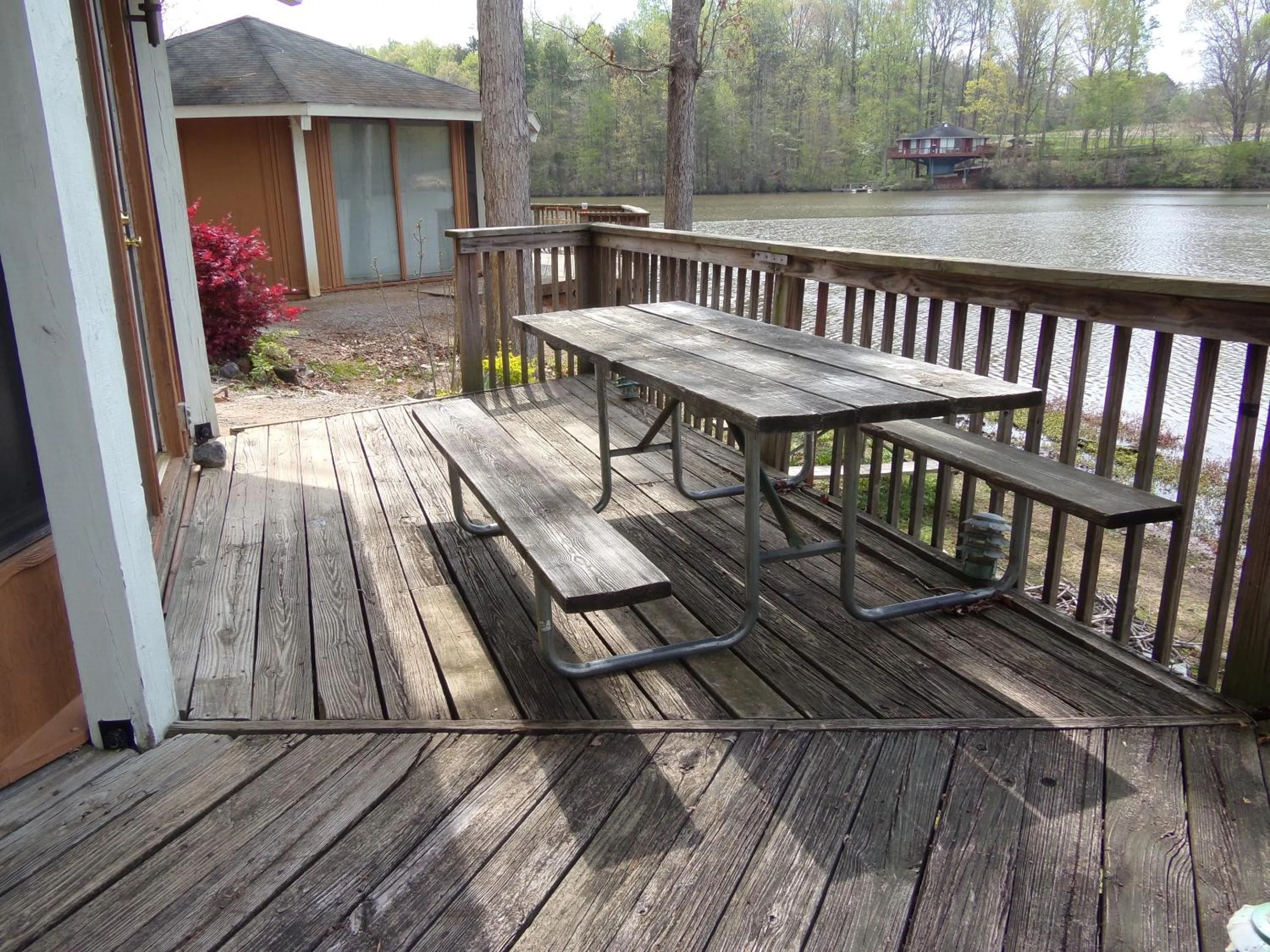 Patio in Lake Myers Lakeside Villa 16