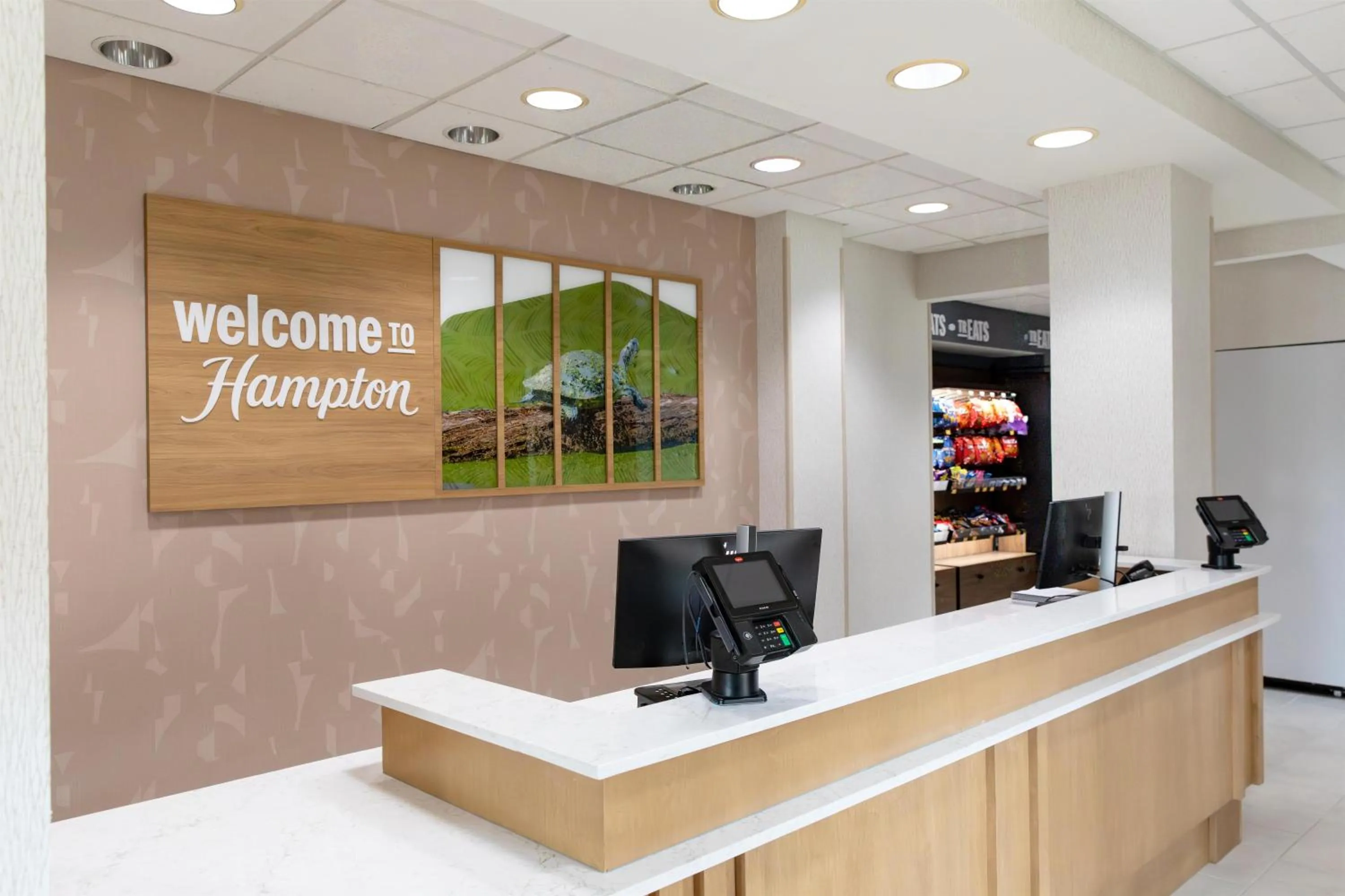 Lobby or reception in Hampton Inn & Suites Jennings