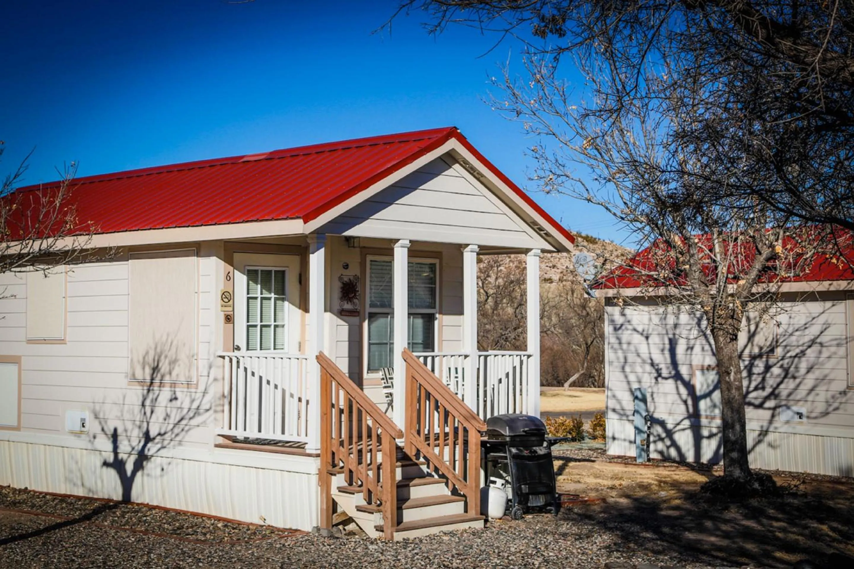 Facade/entrance in Verde Valley One-Bedroom Park Model Cabin 13