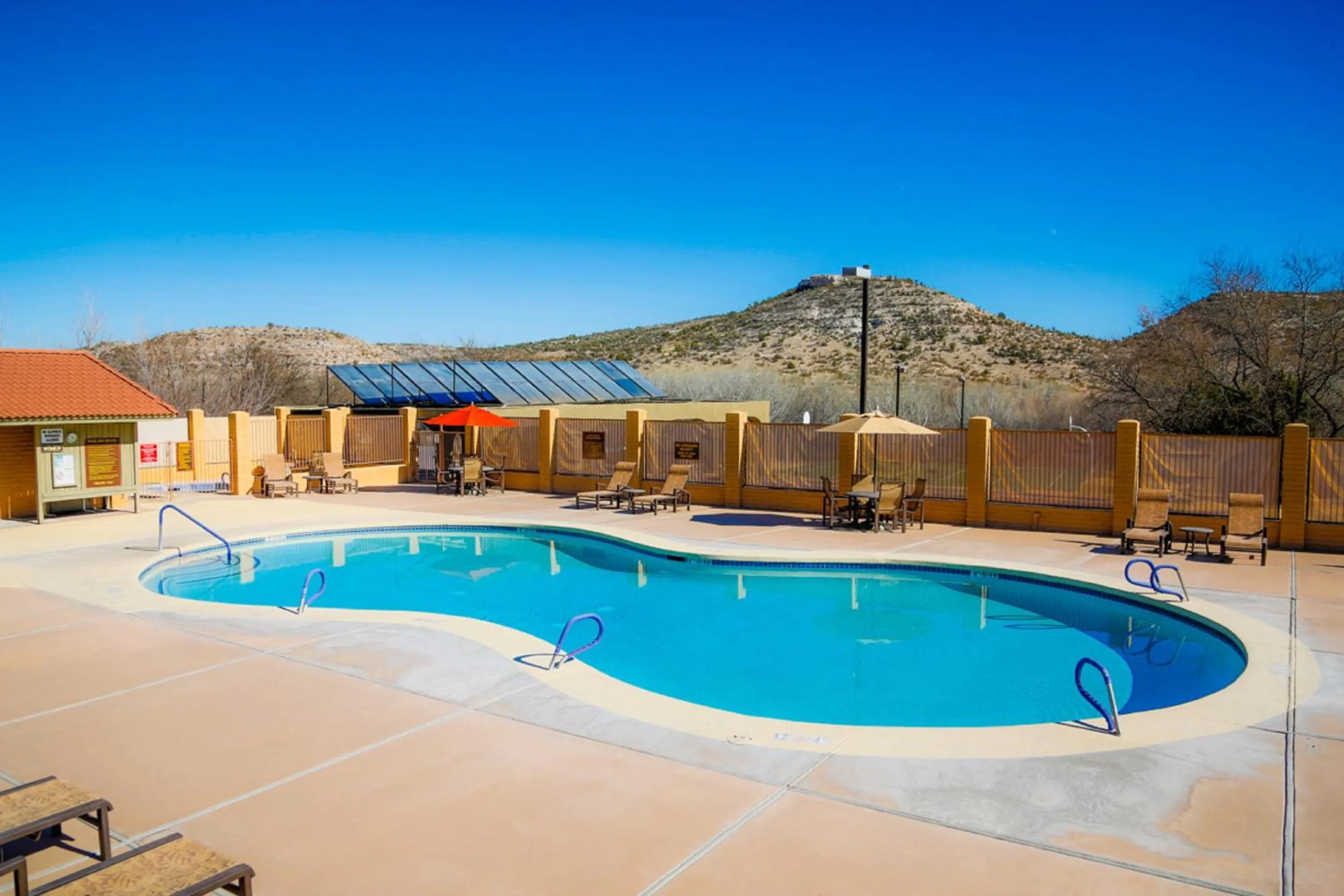 Swimming pool in Verde Valley One-Bedroom Park Model Cabin 14