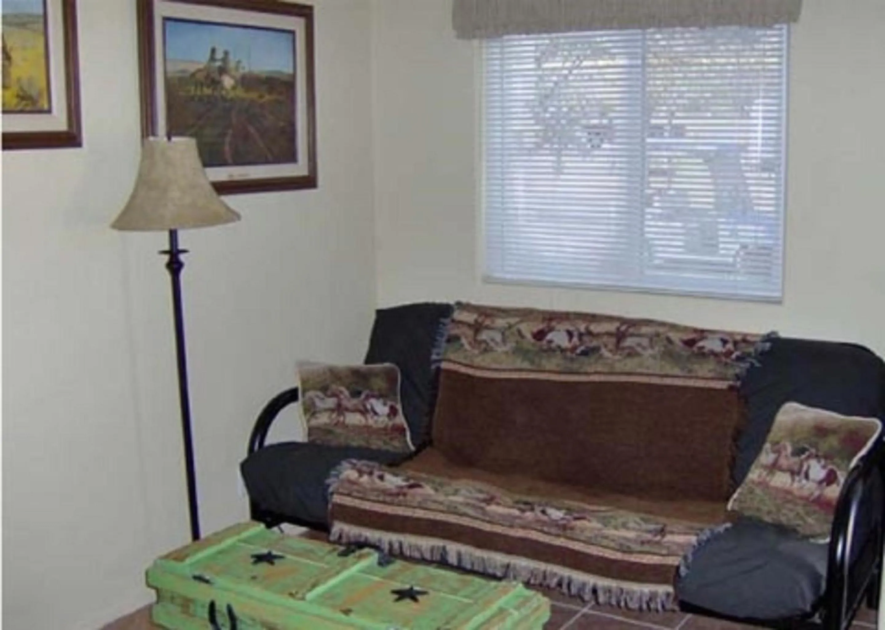 Living room in Verde Valley Studio Park Model Cabin 16