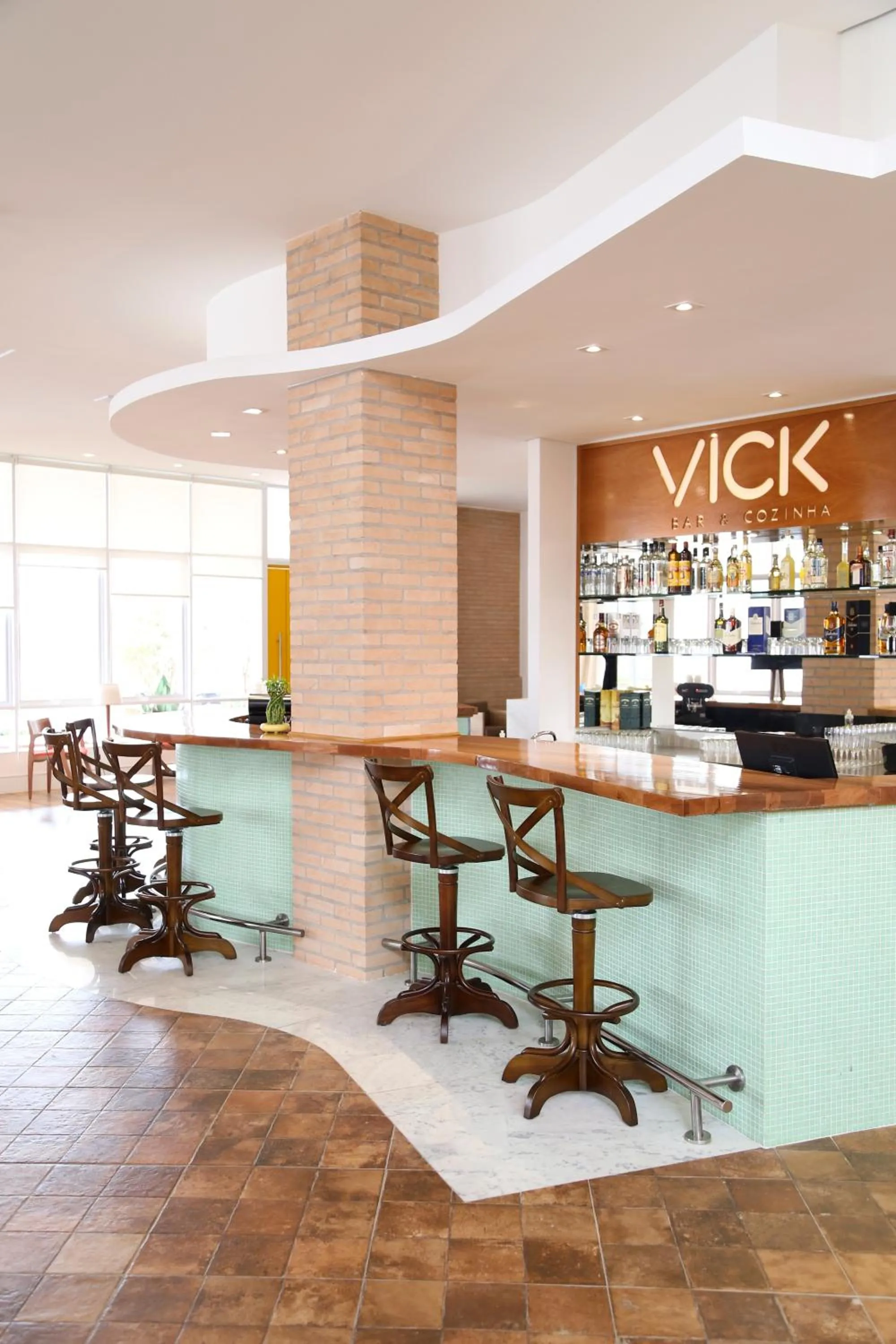 Lounge or bar in Vitória Hotel Express Dom Pedro