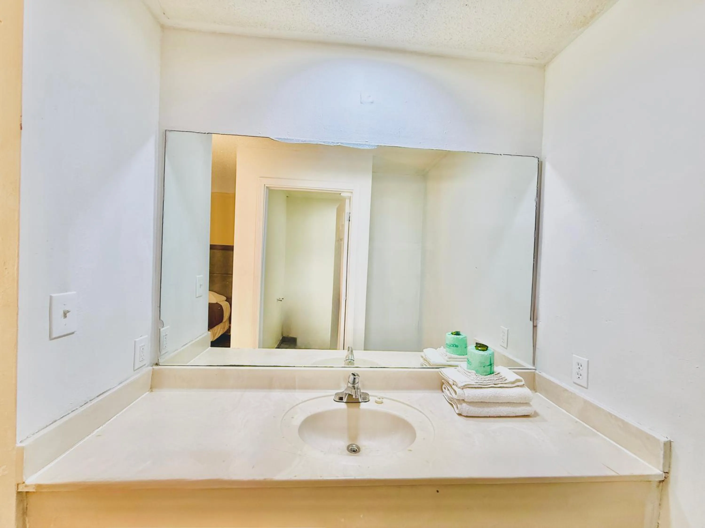 Bathroom in Woodbridge Inn By OYO Rome