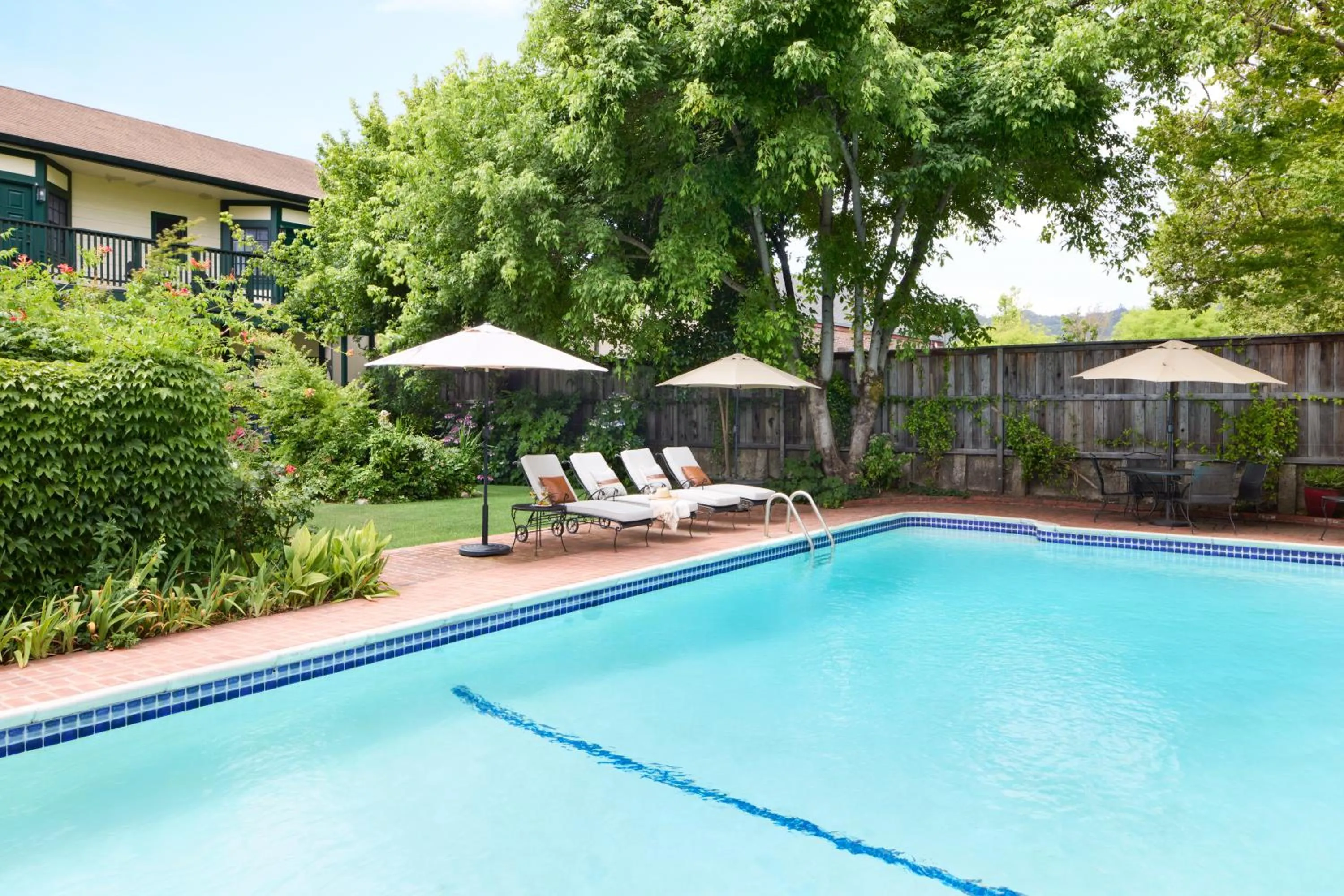 Swimming pool in Maison Fleurie, A Four Sisters Inn