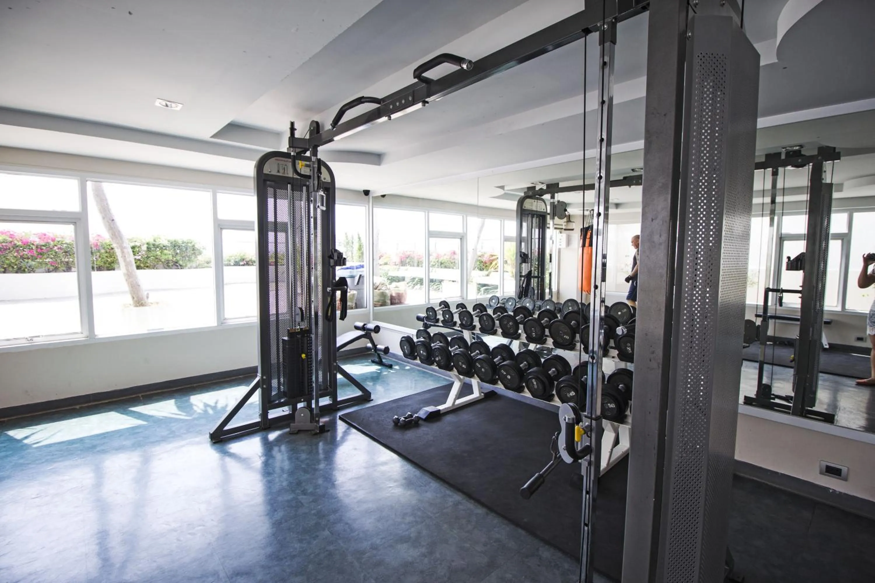Fitness centre/facilities in Hyde Park Residence by Pattaya Sunny rentals