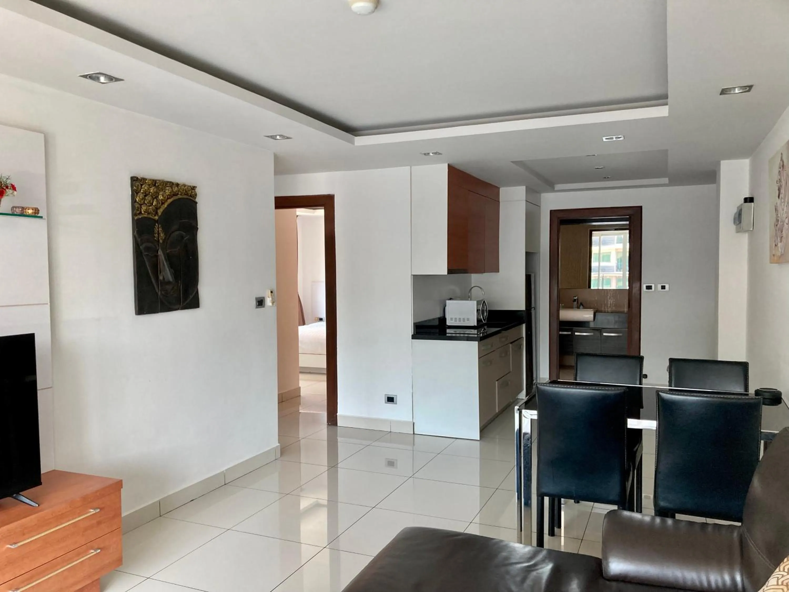 Living room in Hyde Park Residence by Pattaya Sunny rentals