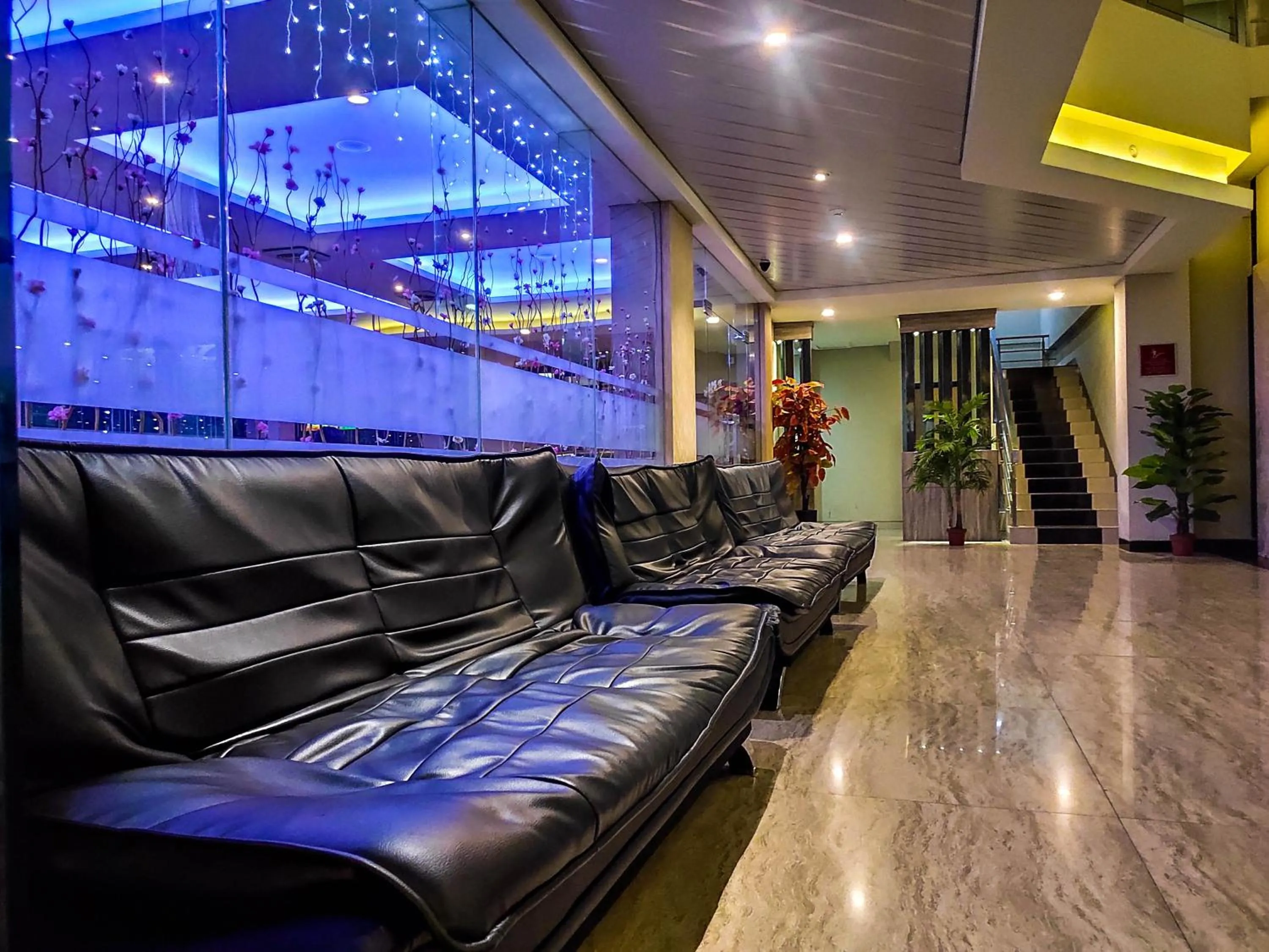 Seating area in Grand Parama Hotel