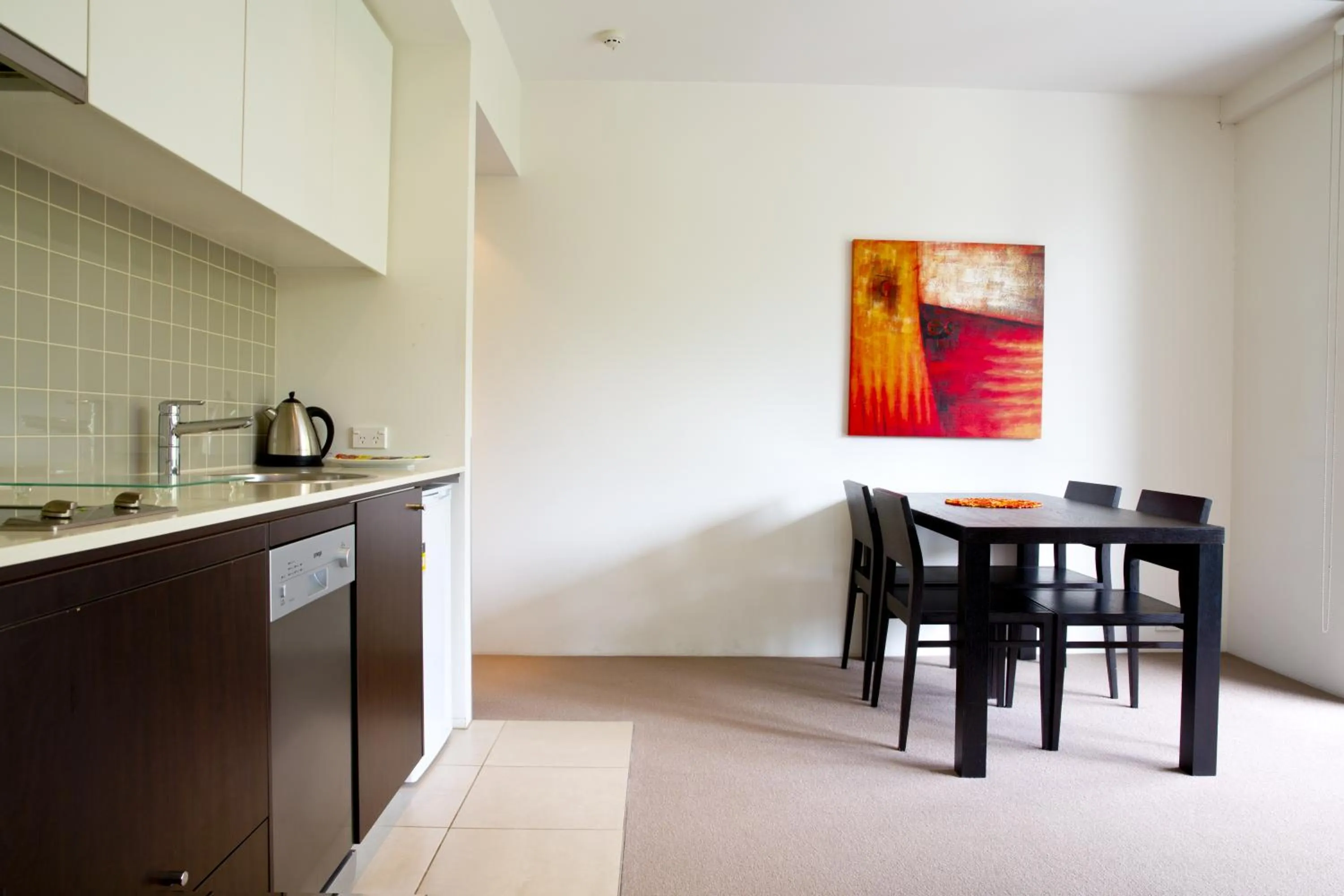 Dining area in Cairns Private Apartments