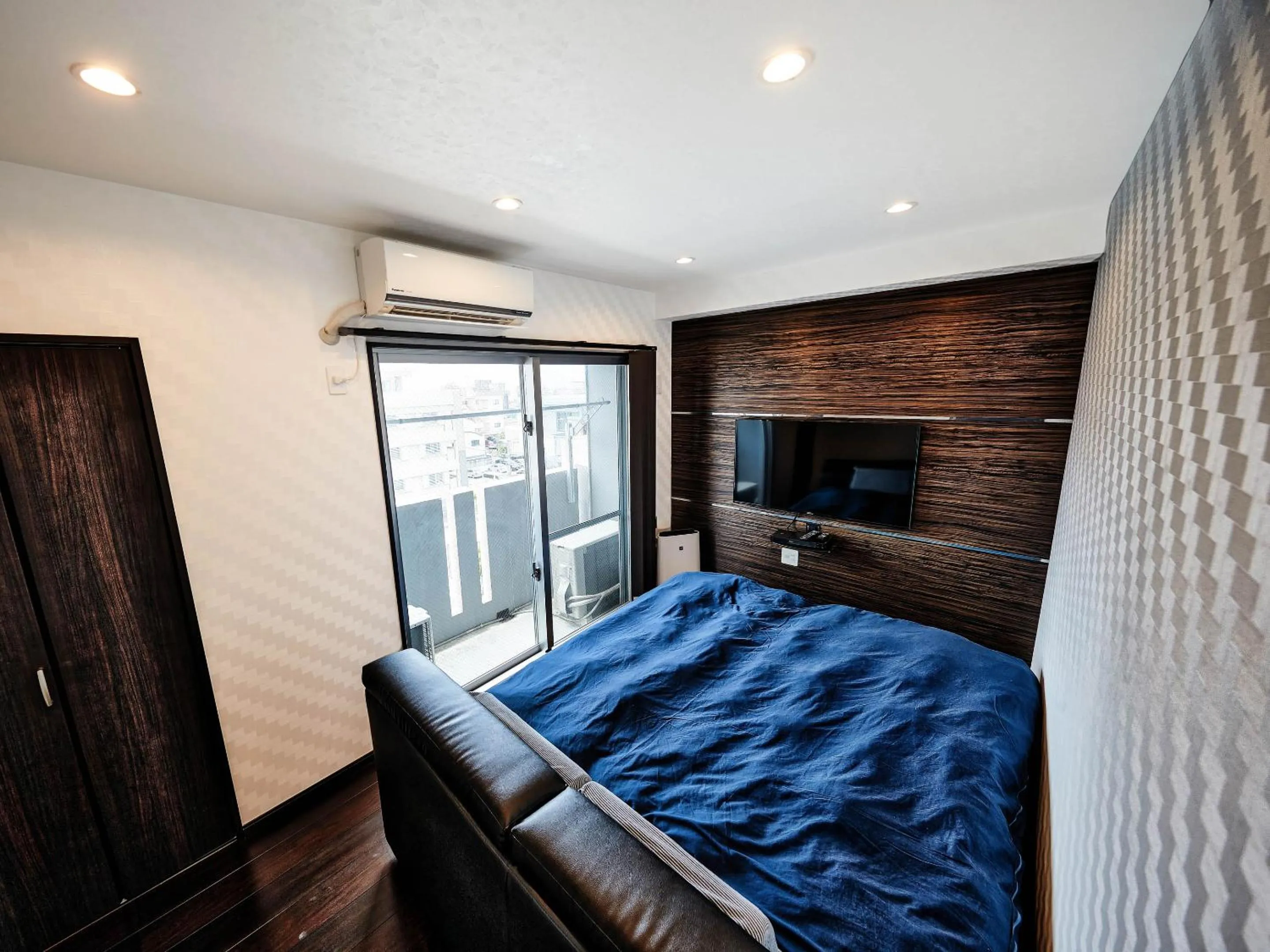 Bed in Terrace Resort Shintoshin