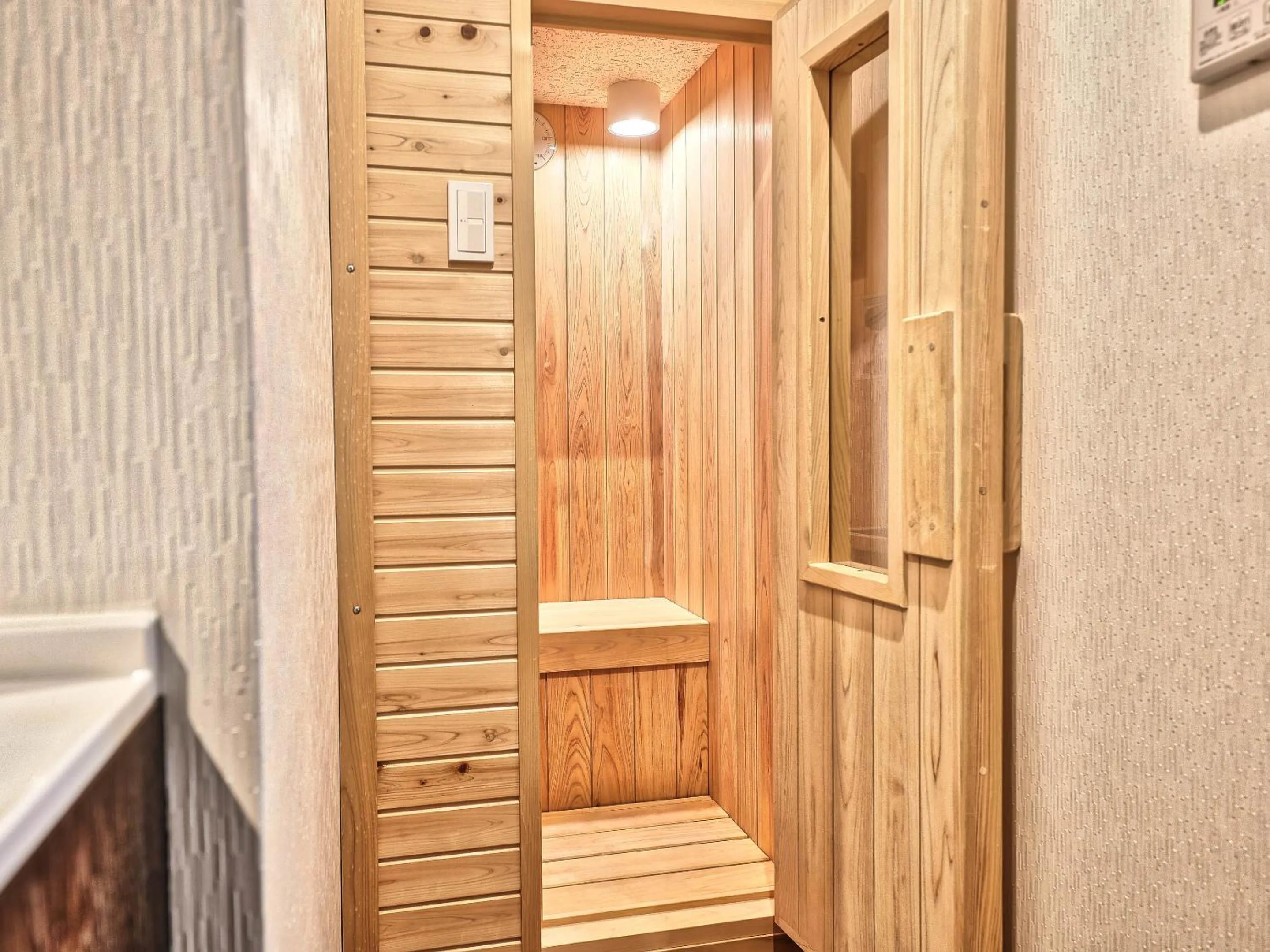 Sauna in Terrace Resort Shintoshin