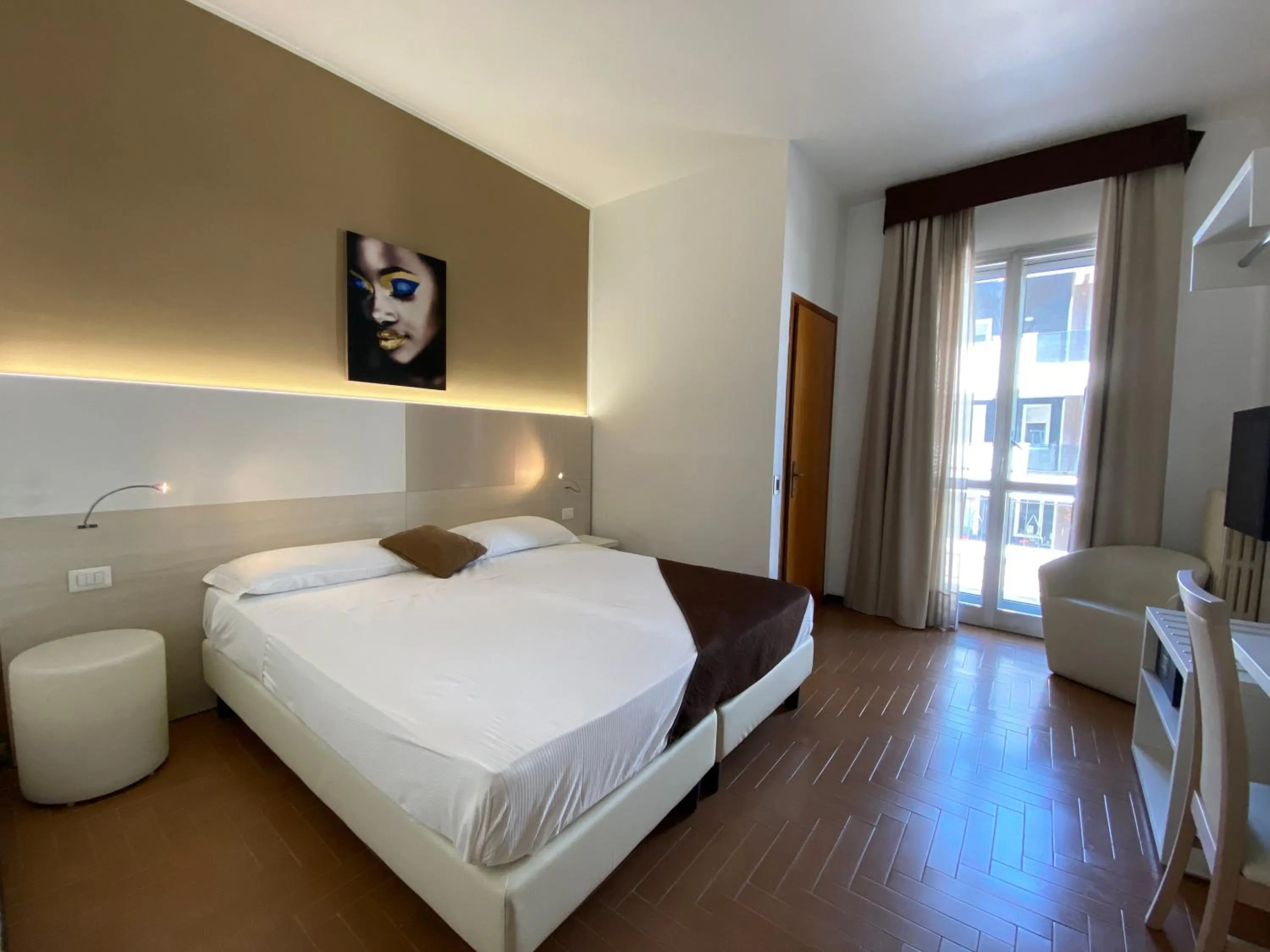 Bed in Hotel Ristorante Novara Expo