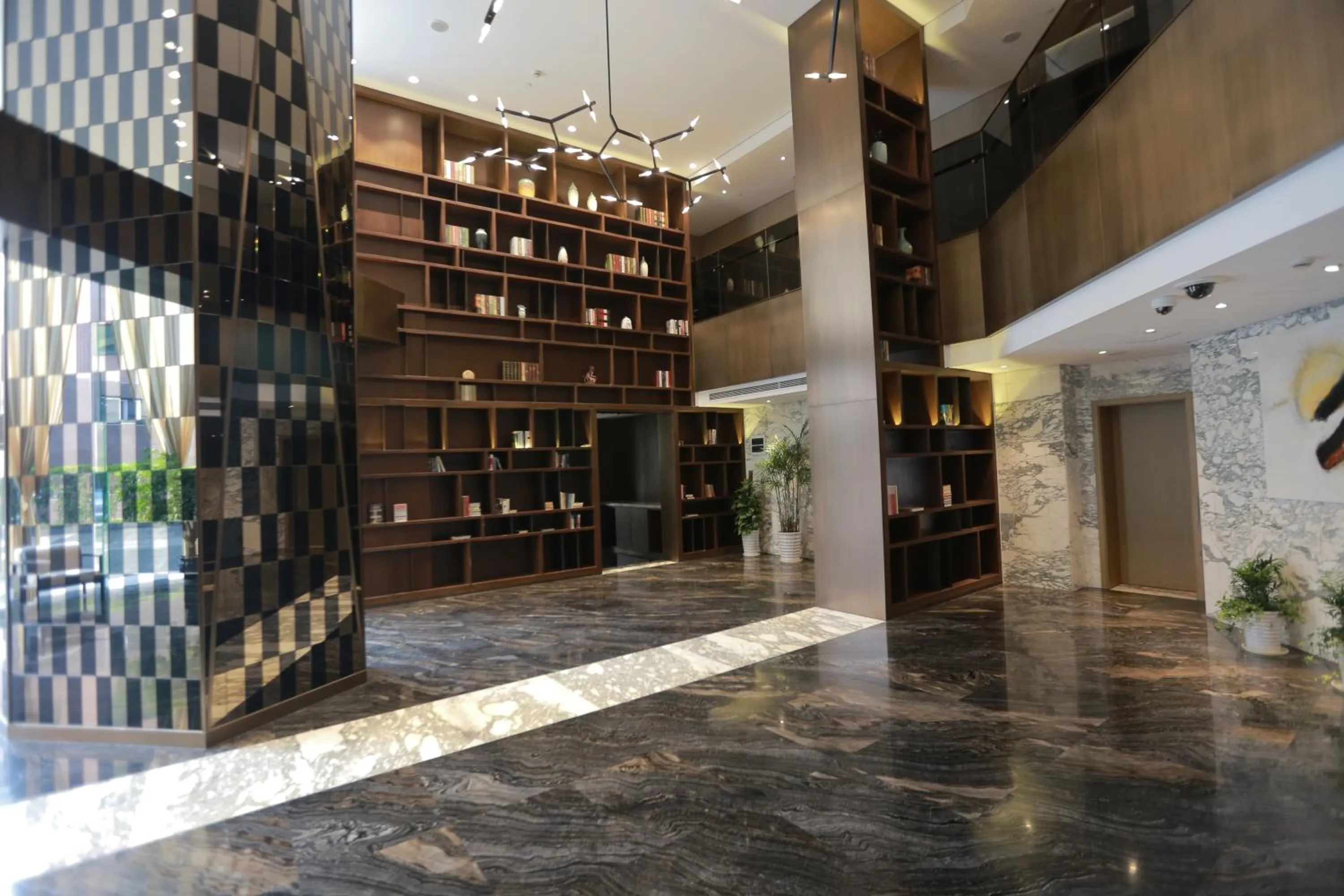 Lobby or reception in Green Court Residence Jinqiao Diamond Shanghai