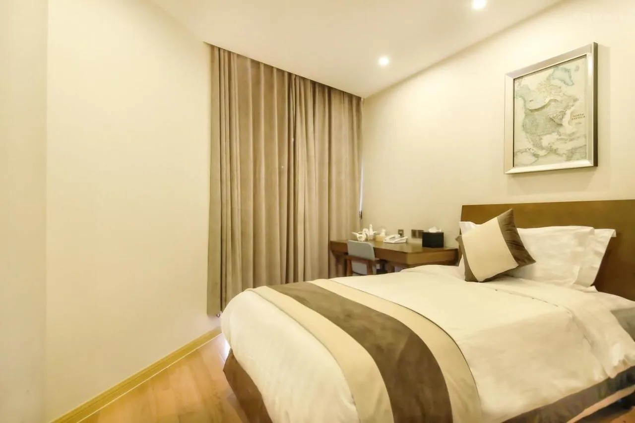 Bed in Green Court Residence Jinqiao Diamond Shanghai