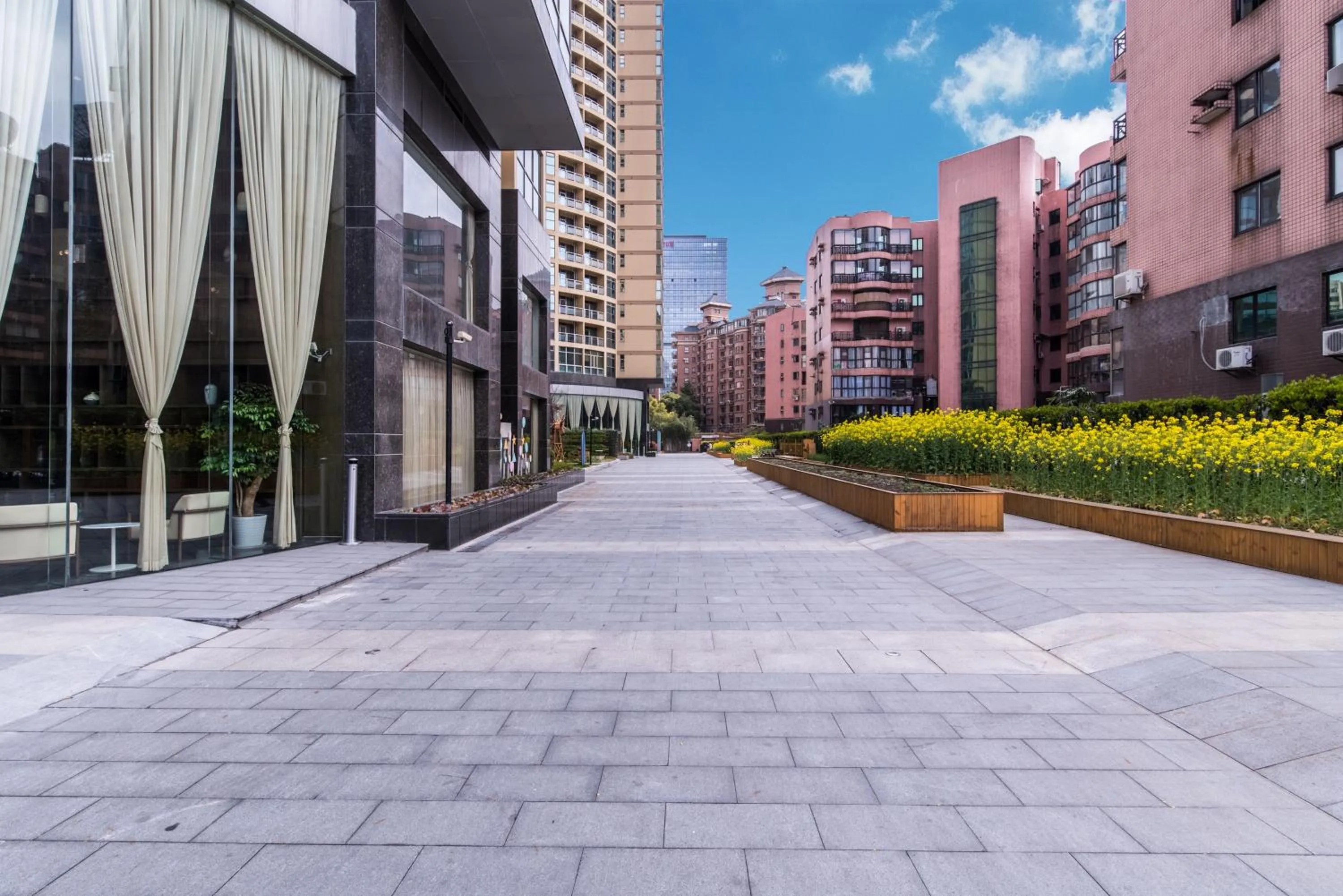 Facade/entrance in Green Court Residence Jinqiao Diamond Shanghai
